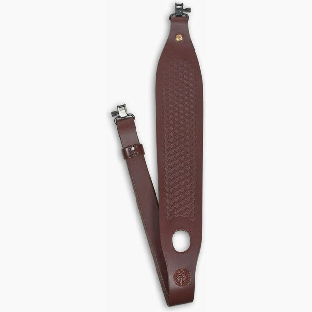 The Basketweave Leather Rifle Sling