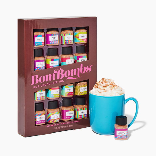 BomBombs Hot Chocolate Mix Sampler Gift Set of 16