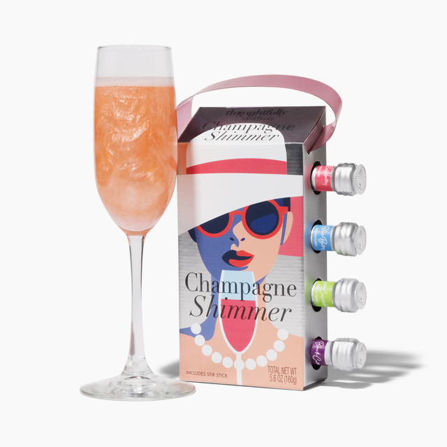 Champagne Shimmer Edible Glitter, Set of 4
