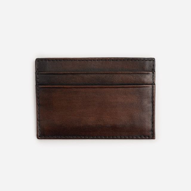 Leather Card Holder | Black Coffee