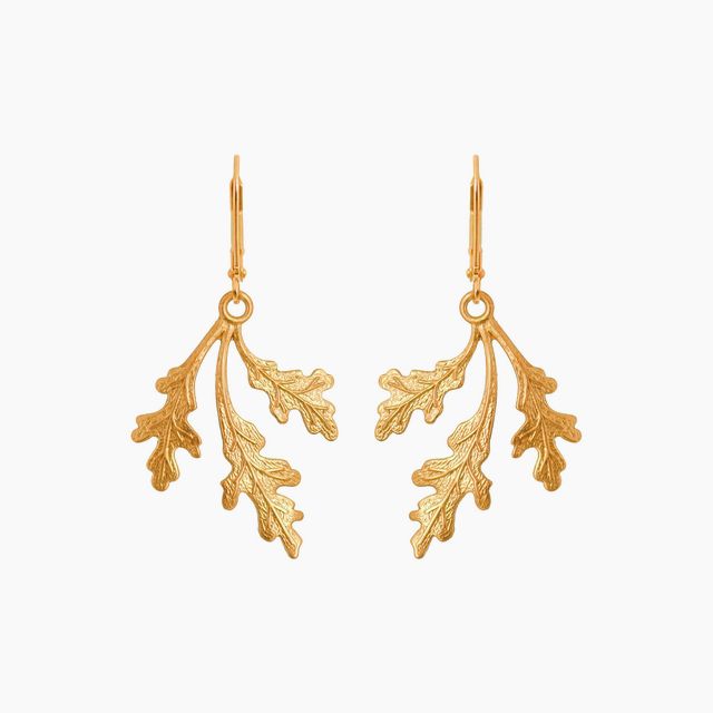 Golden Oak Earrings