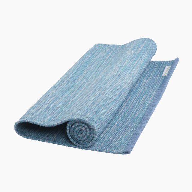 Yogasana Water | Blue Organic Cotton Yoga mat
