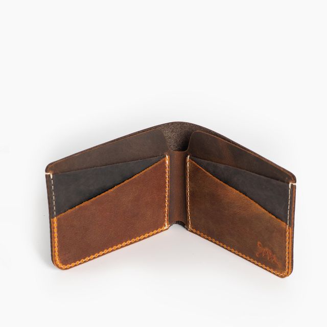 McNeil 3-Toned Leather Slim Wallet | Warehouse Sale