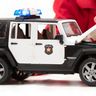 Bruder 02526 Jeep Rubicon Police Car + Light Skin Policeman 20.12.8