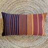 Striped Orange Pillow Cover | SUNSET
