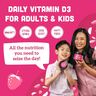 Kids & Adults Vitamin D3 - Raspberry (Organic) - 120 Count