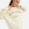 Organic Fleece Graphic Oversized Sweatshirt