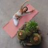 Hibiscus - Naturally Dyed Herbal Yoga Mat