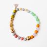 Colorful Bead Bracelet With Tassel