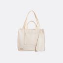 The East To West Tote in Beige