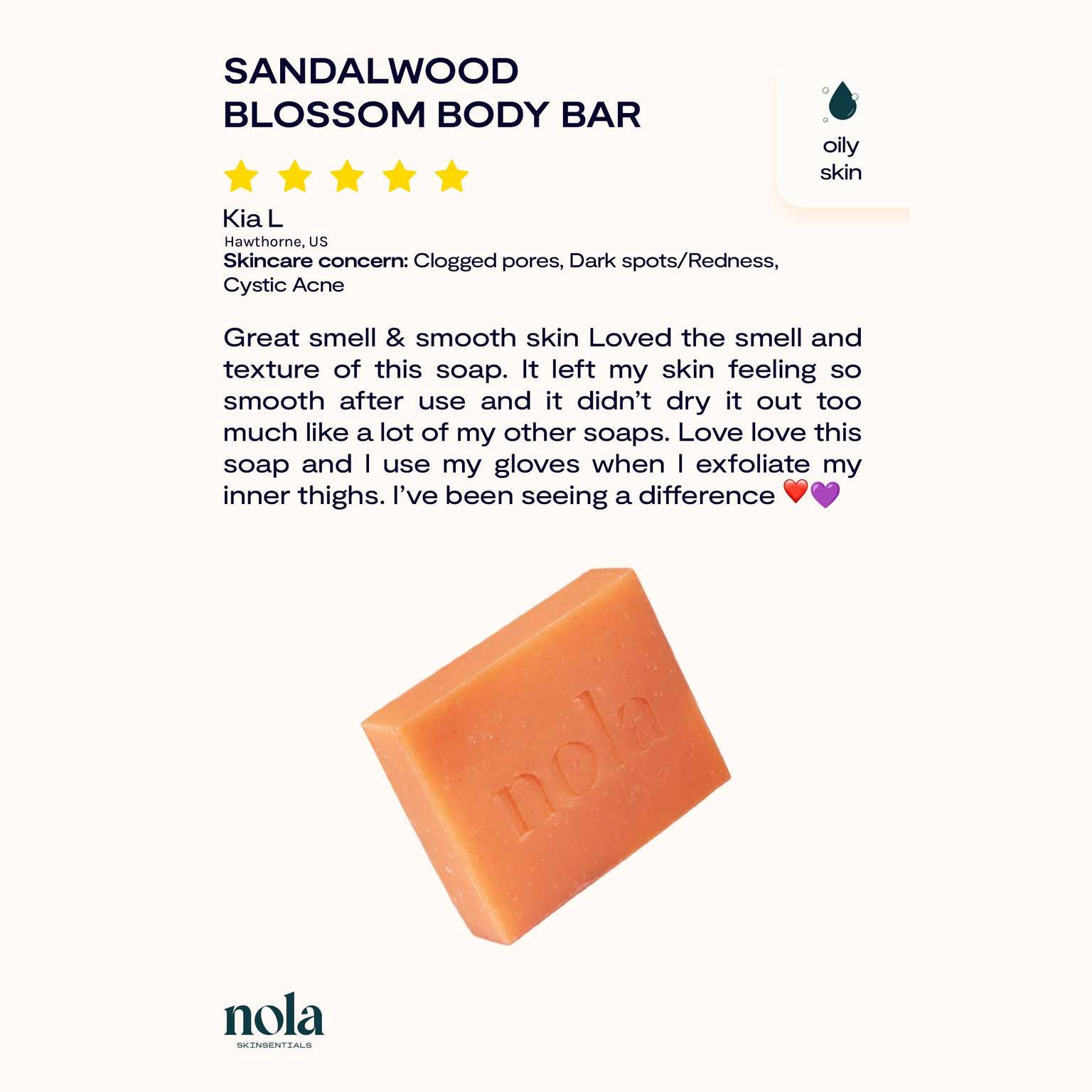 Sandalwood Blossom Body Bar
