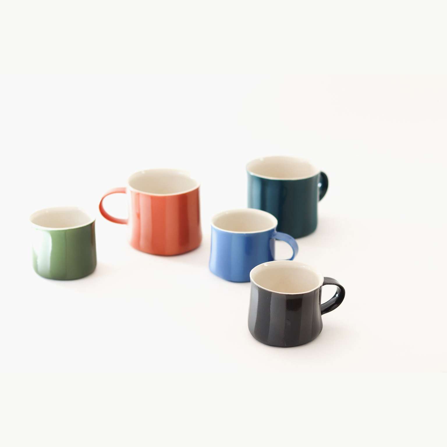 Mug with Glazed Stripes