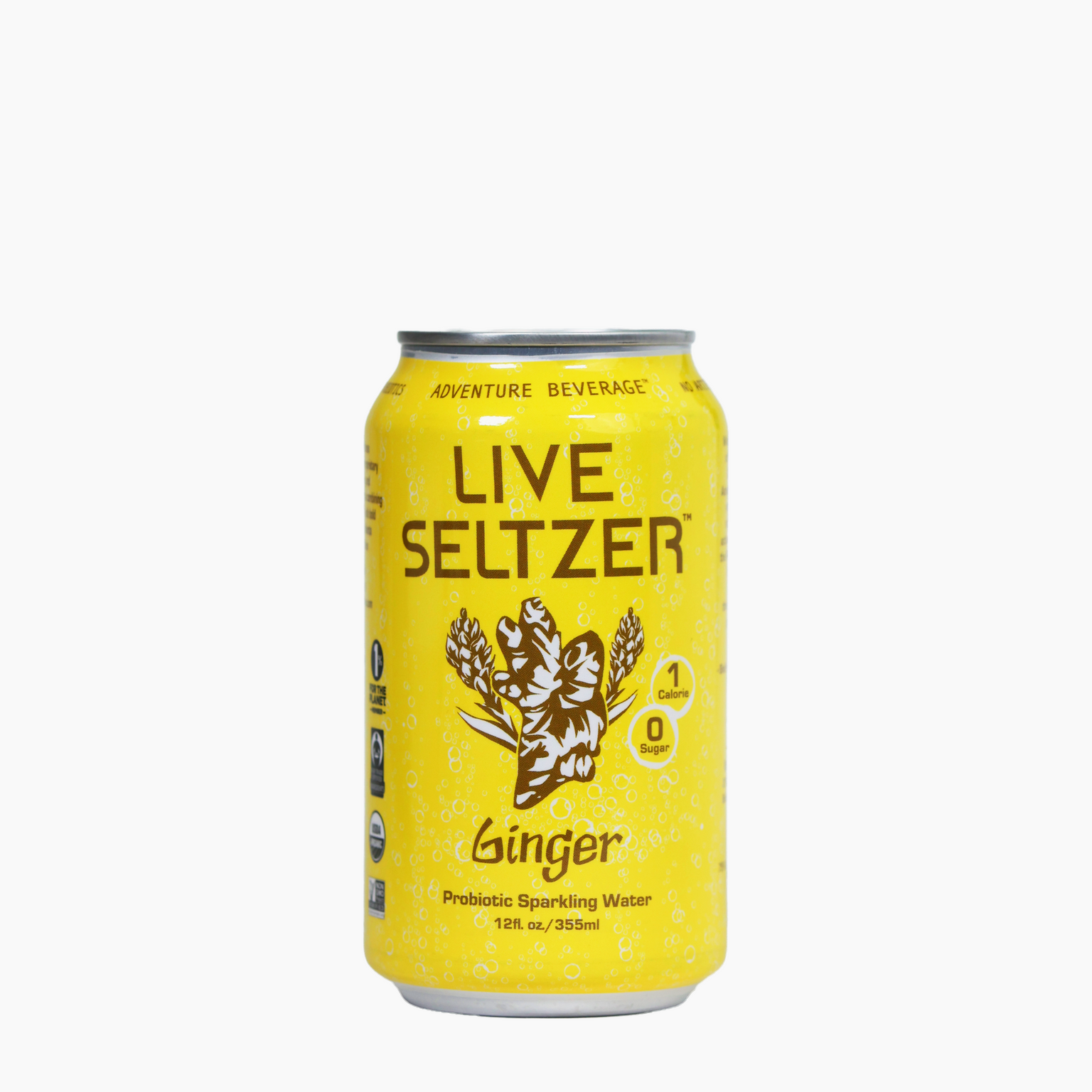 Ginger Energy Live Seltzer