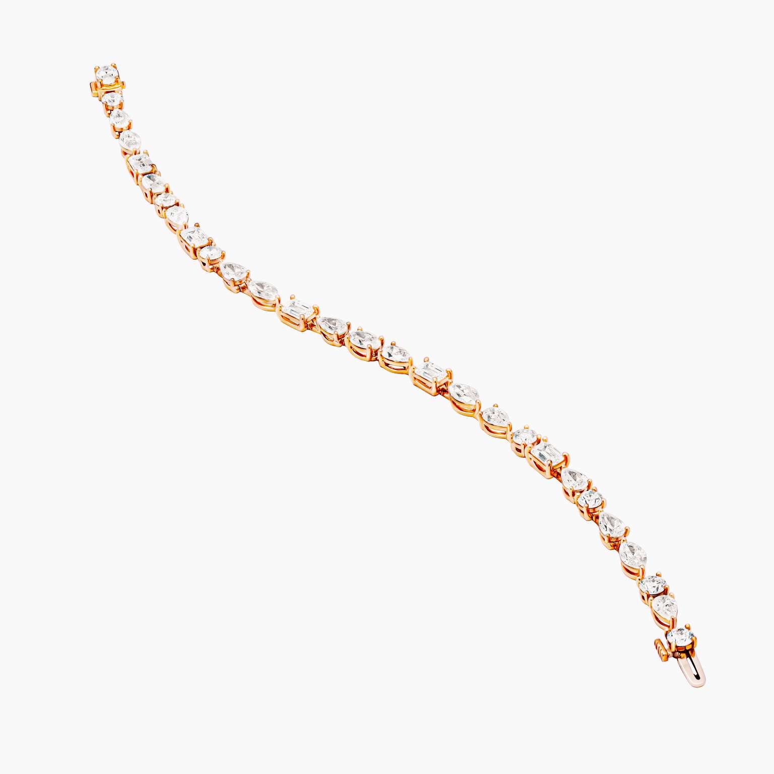 Mixed Shape Diamond Bracelet