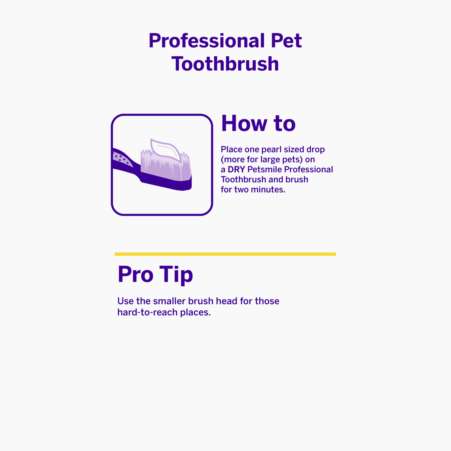 Professional Cat Toothbrush
