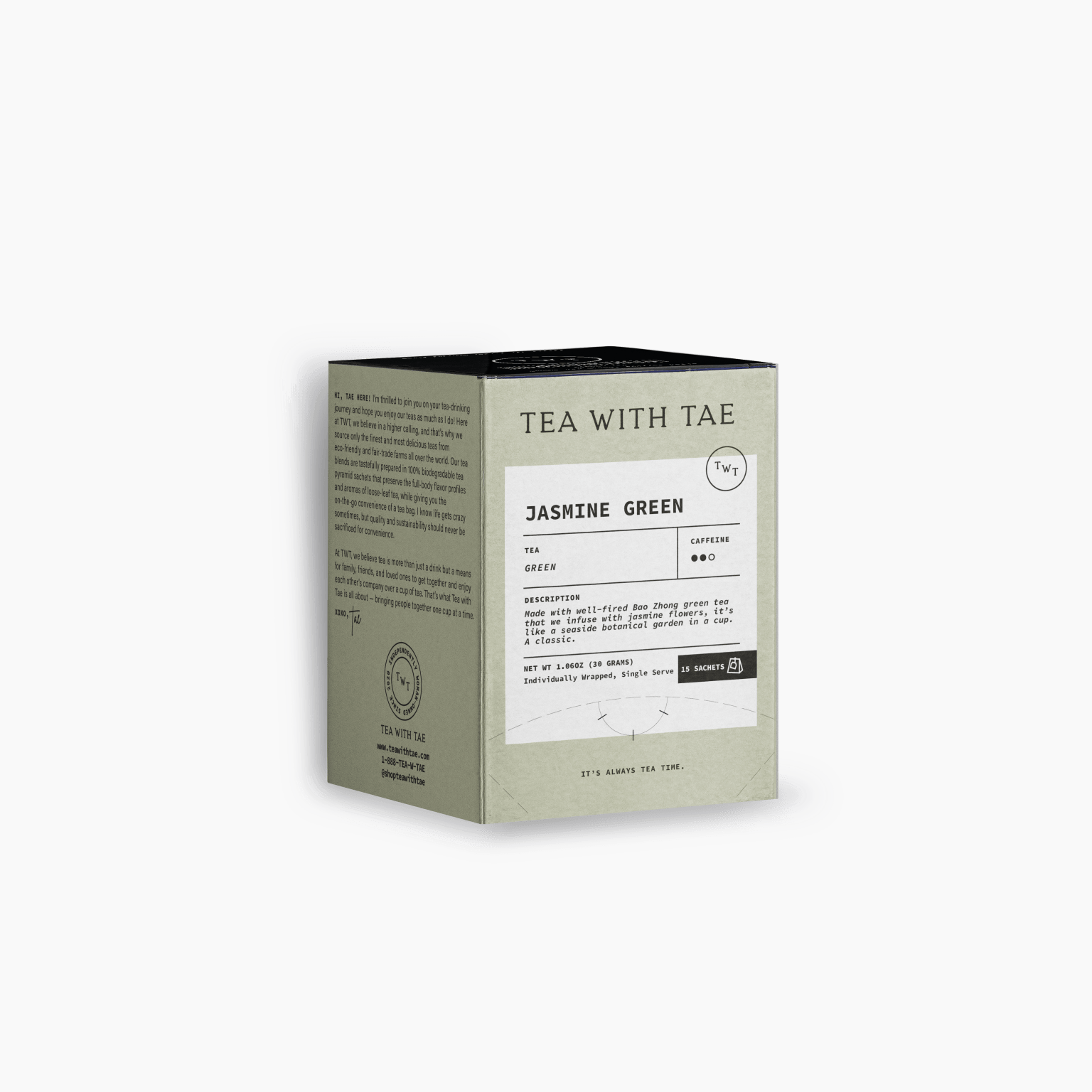 Jasmine Green 15-ct. Tea Box