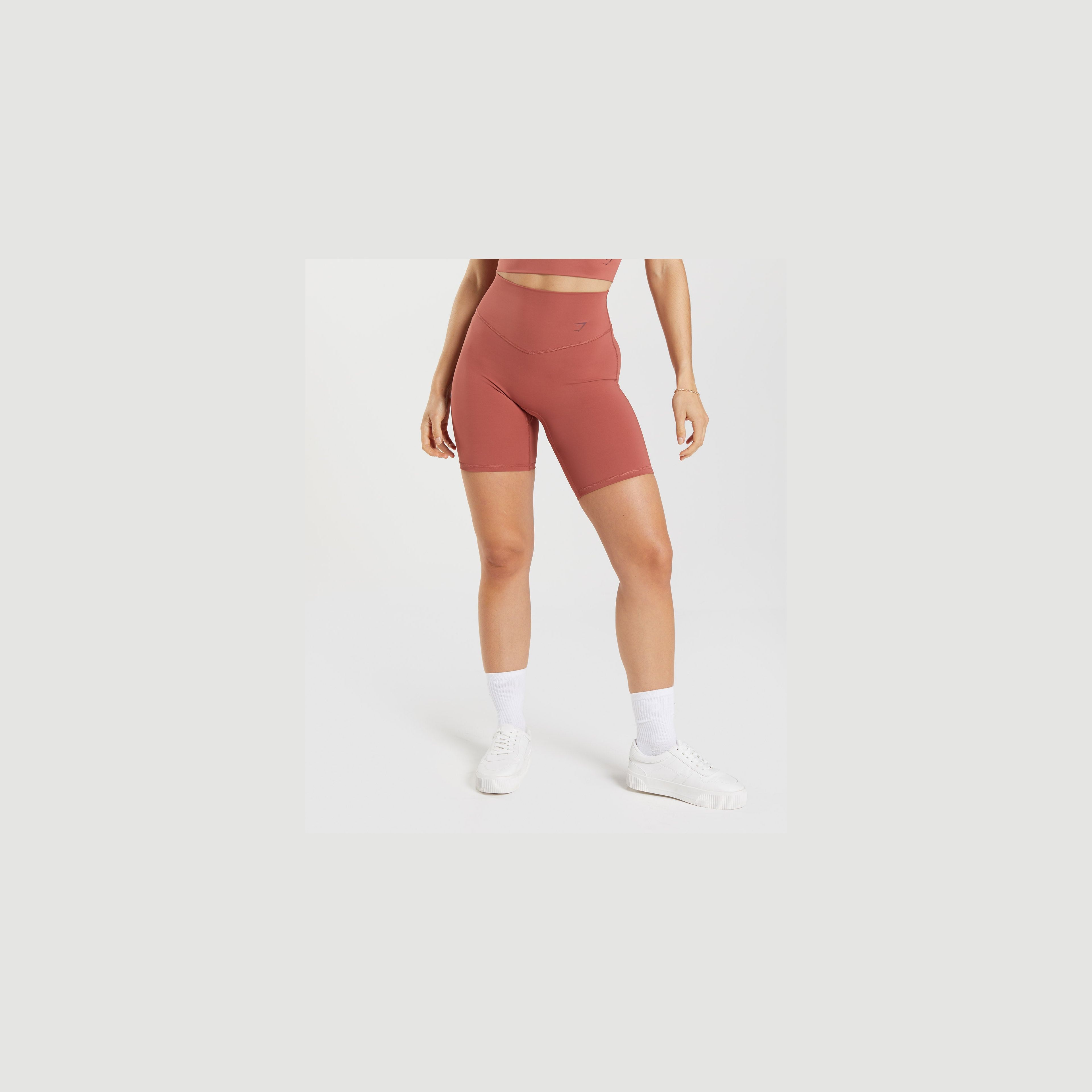 Gymshark Elevate Cycling Shorts - Rose Brown