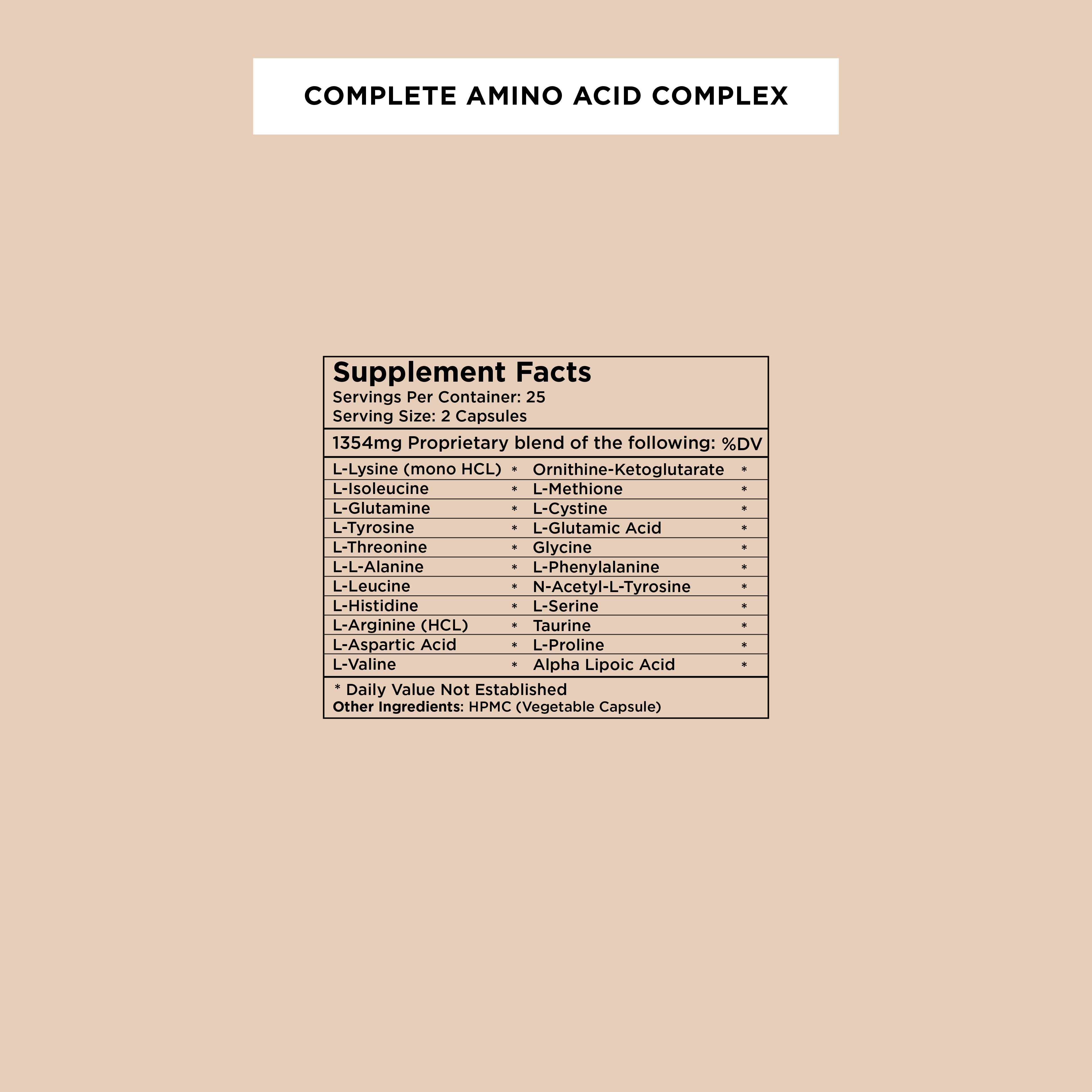 Complete Amino Acid Formula