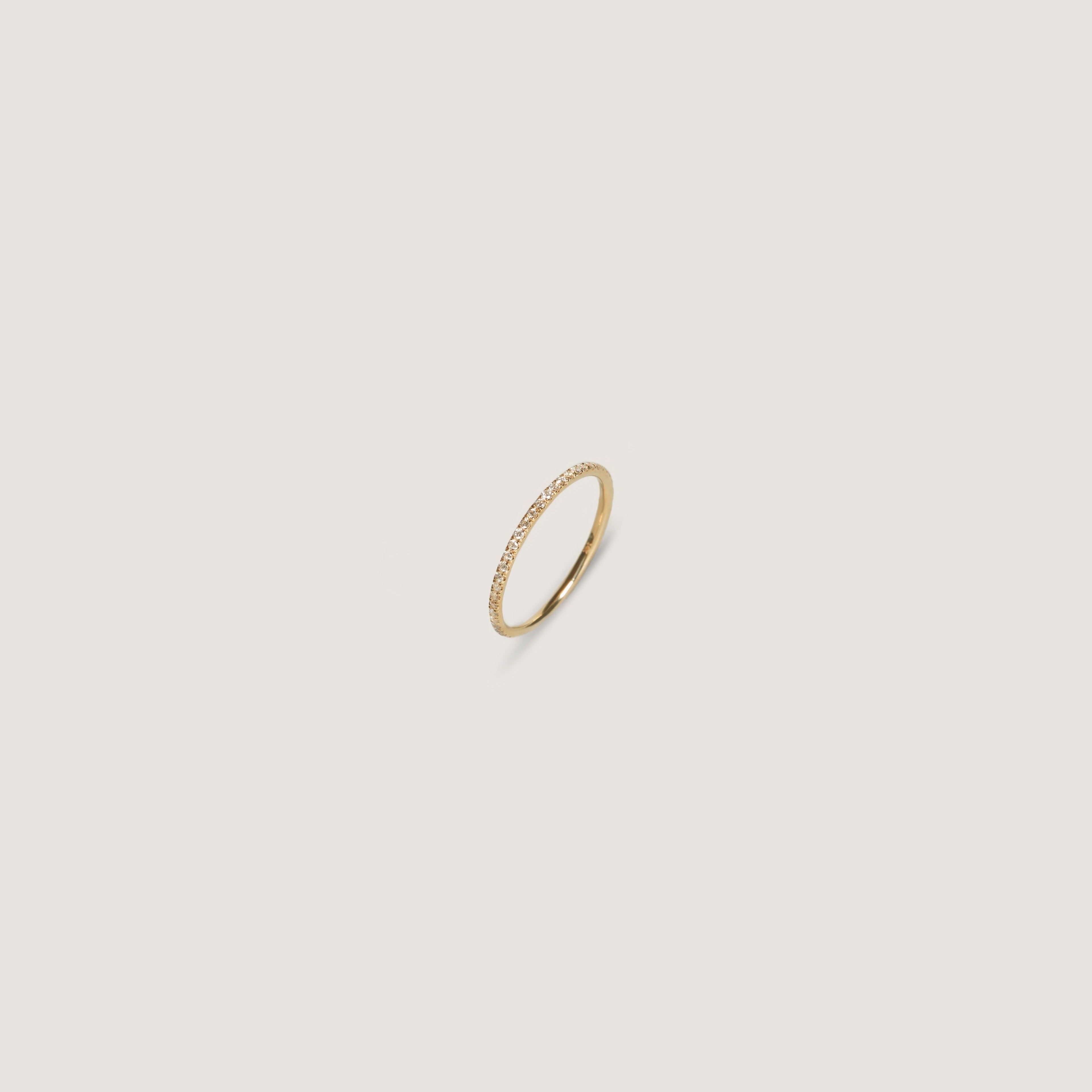 Dahlia Pavé Ring 1.2mm Diamond