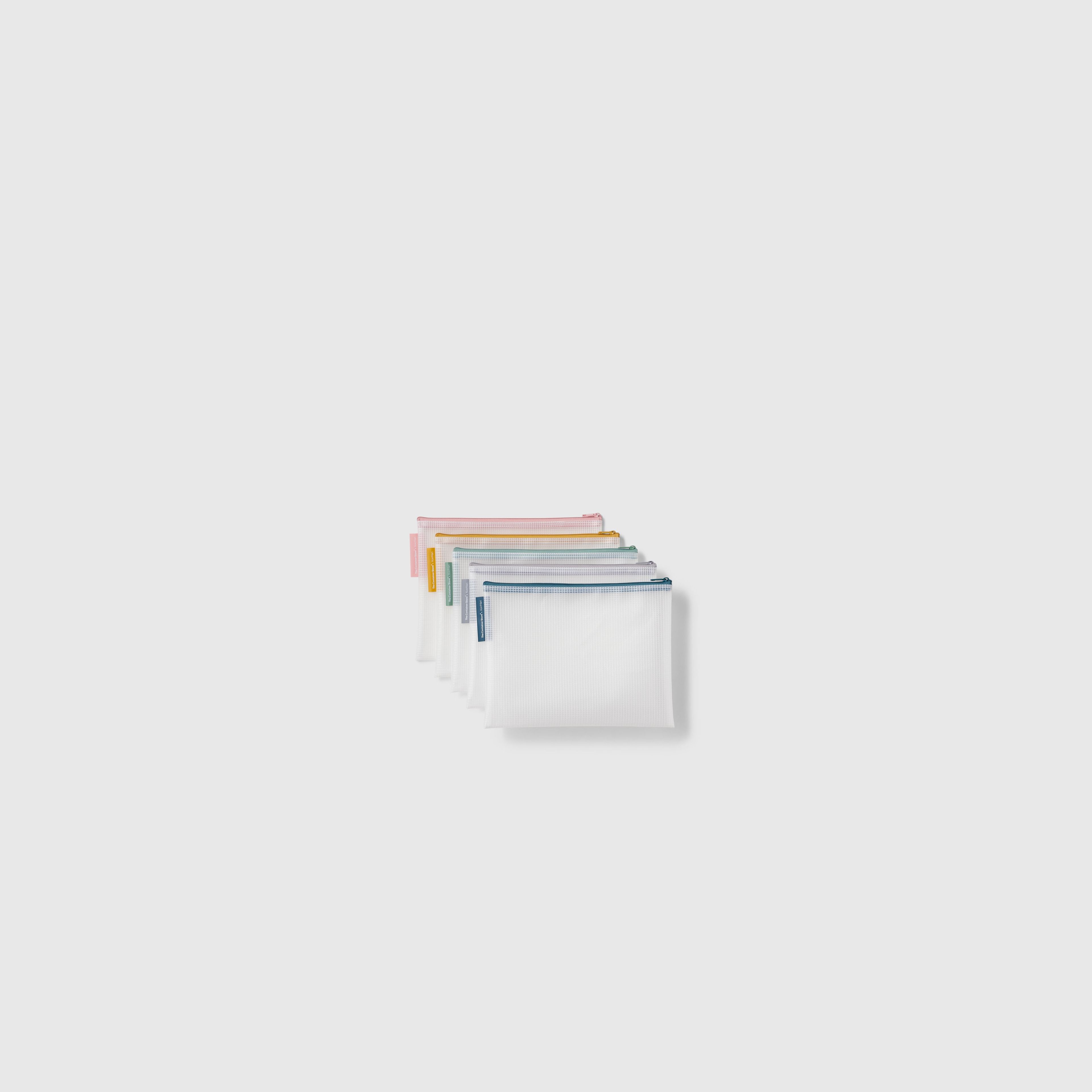 Multi-Color Accessory Pouch – Set of 5, Sorbet