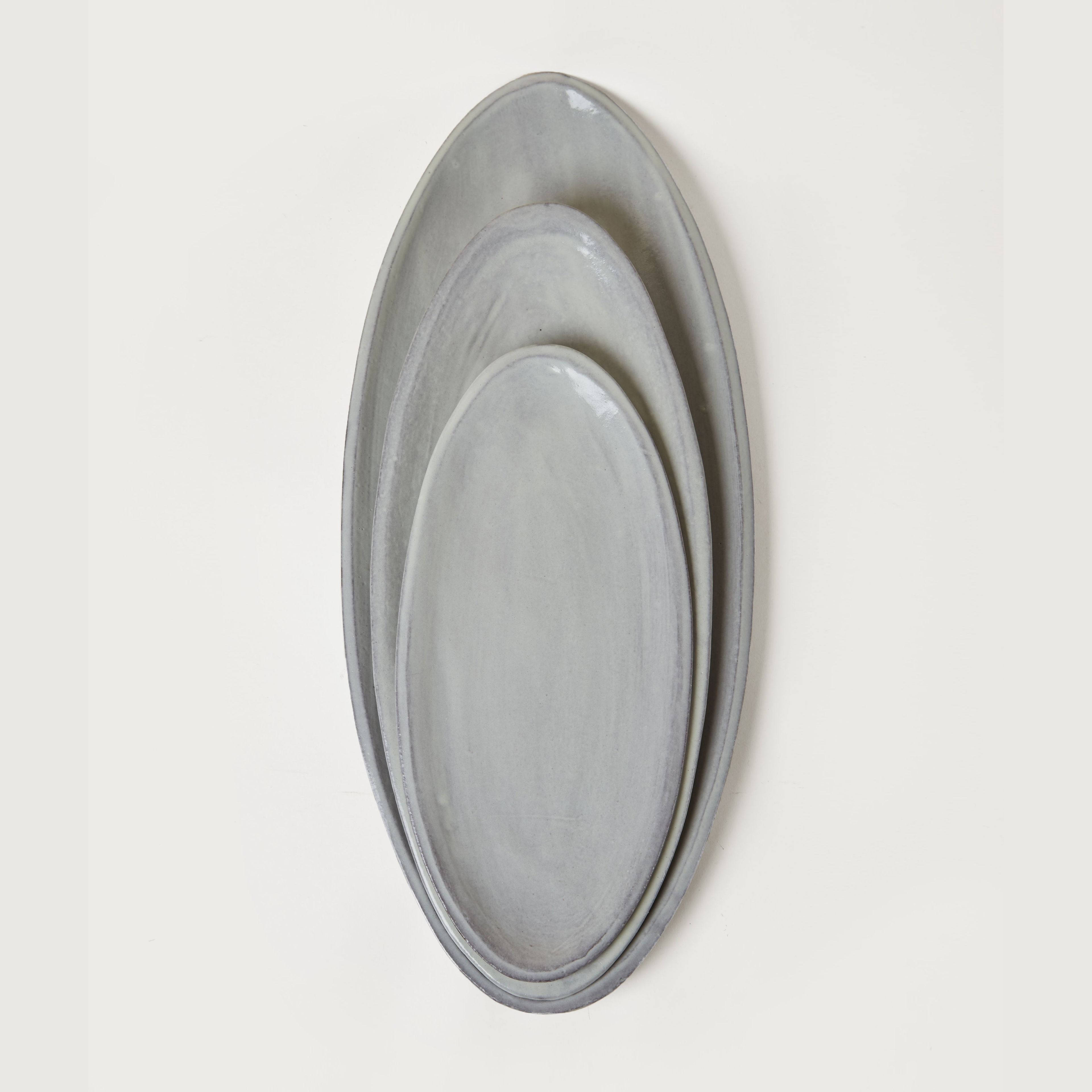 Set of Nested Oval Platters