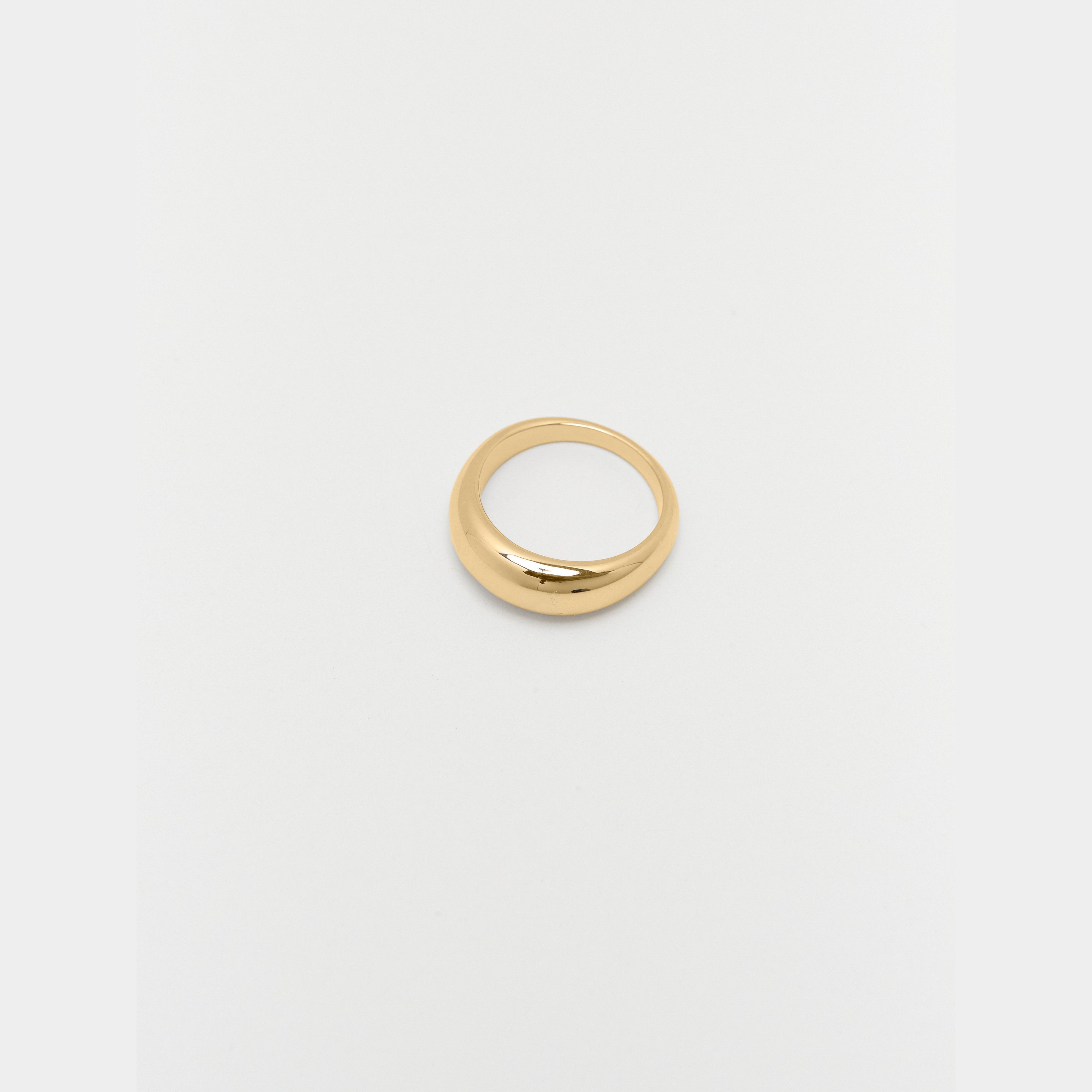 Thin Gold Orb Ring