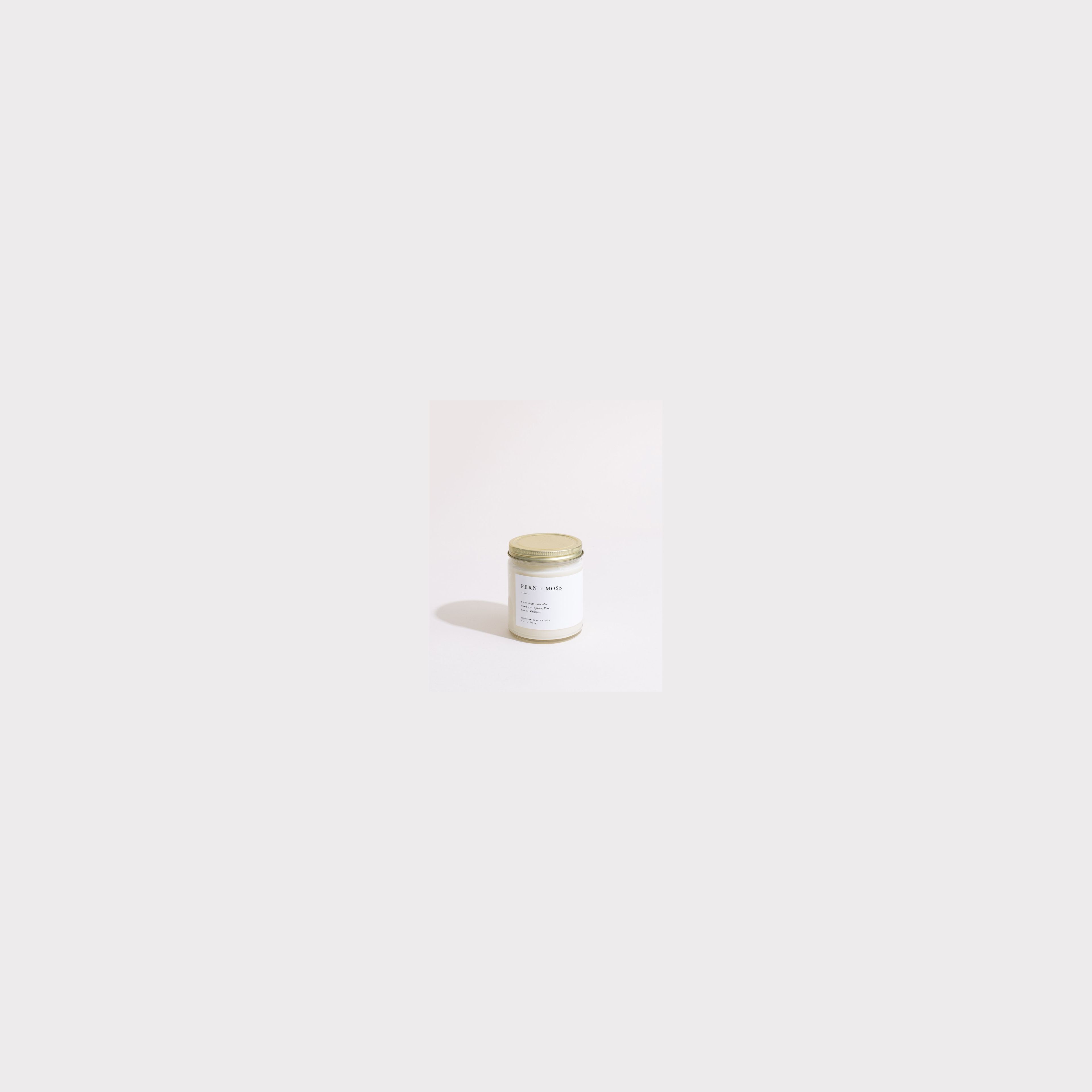 Fern + Moss Minimalist Candle