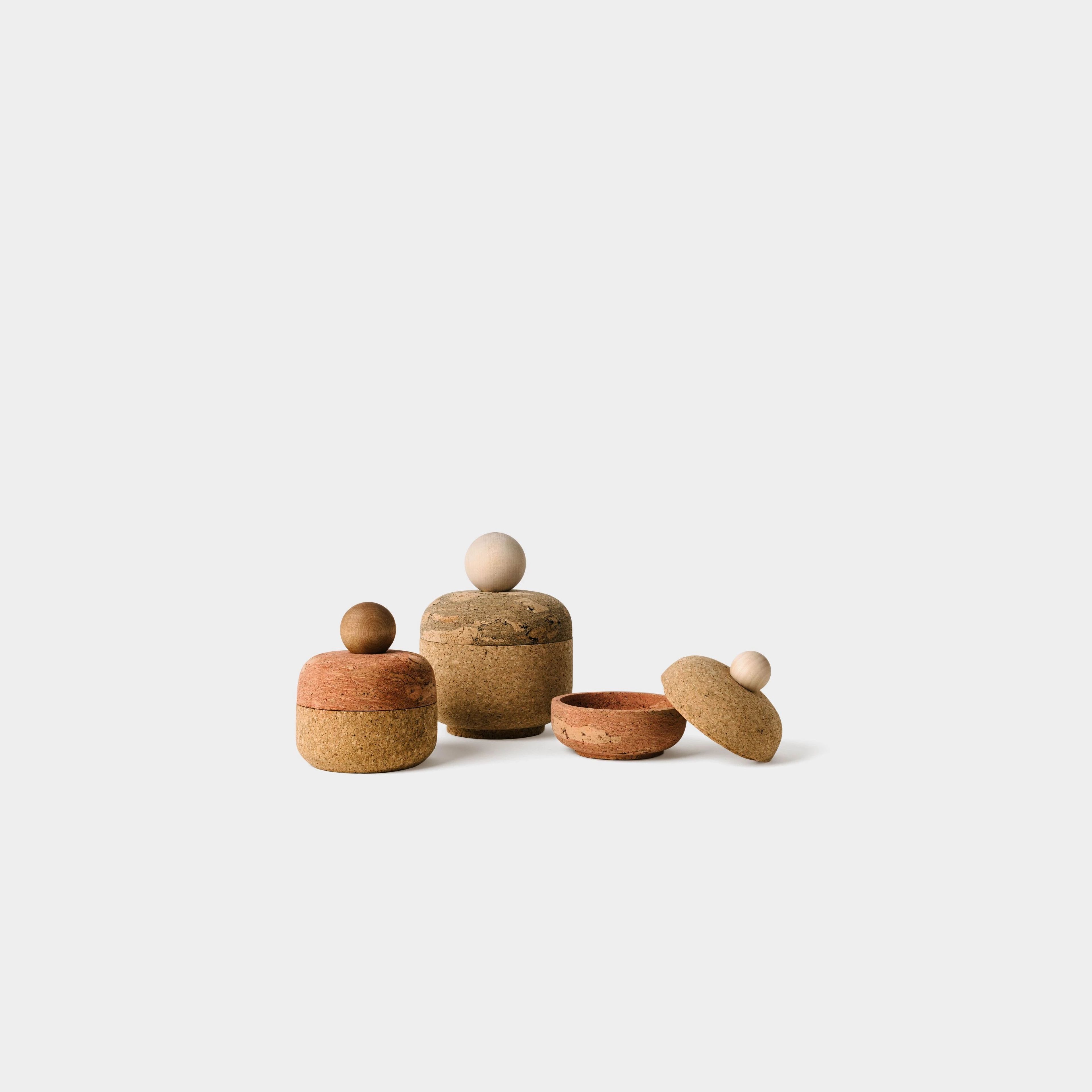 Cork Bolo Canisters