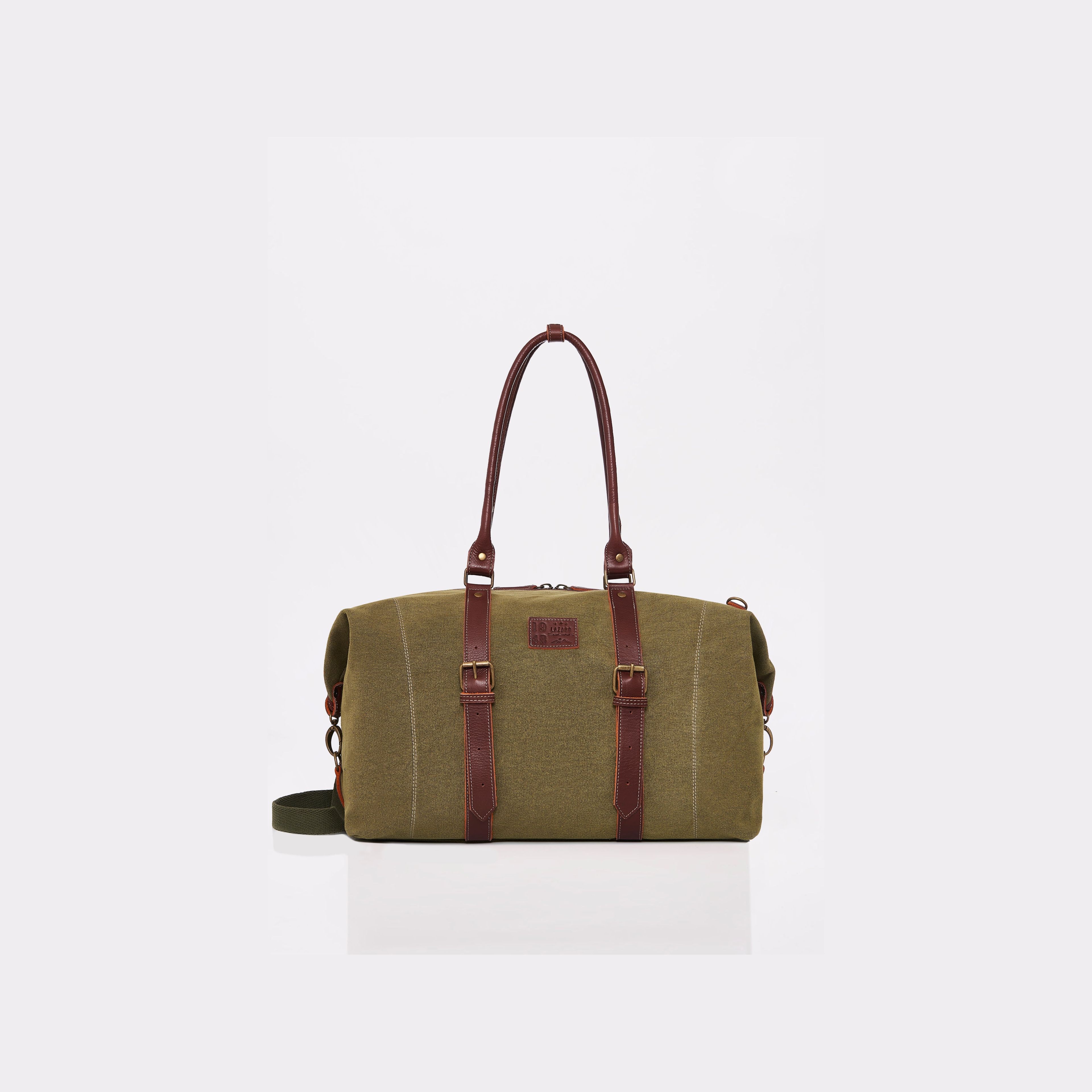 Olive Canvas Duffel Bag ‘Otto’