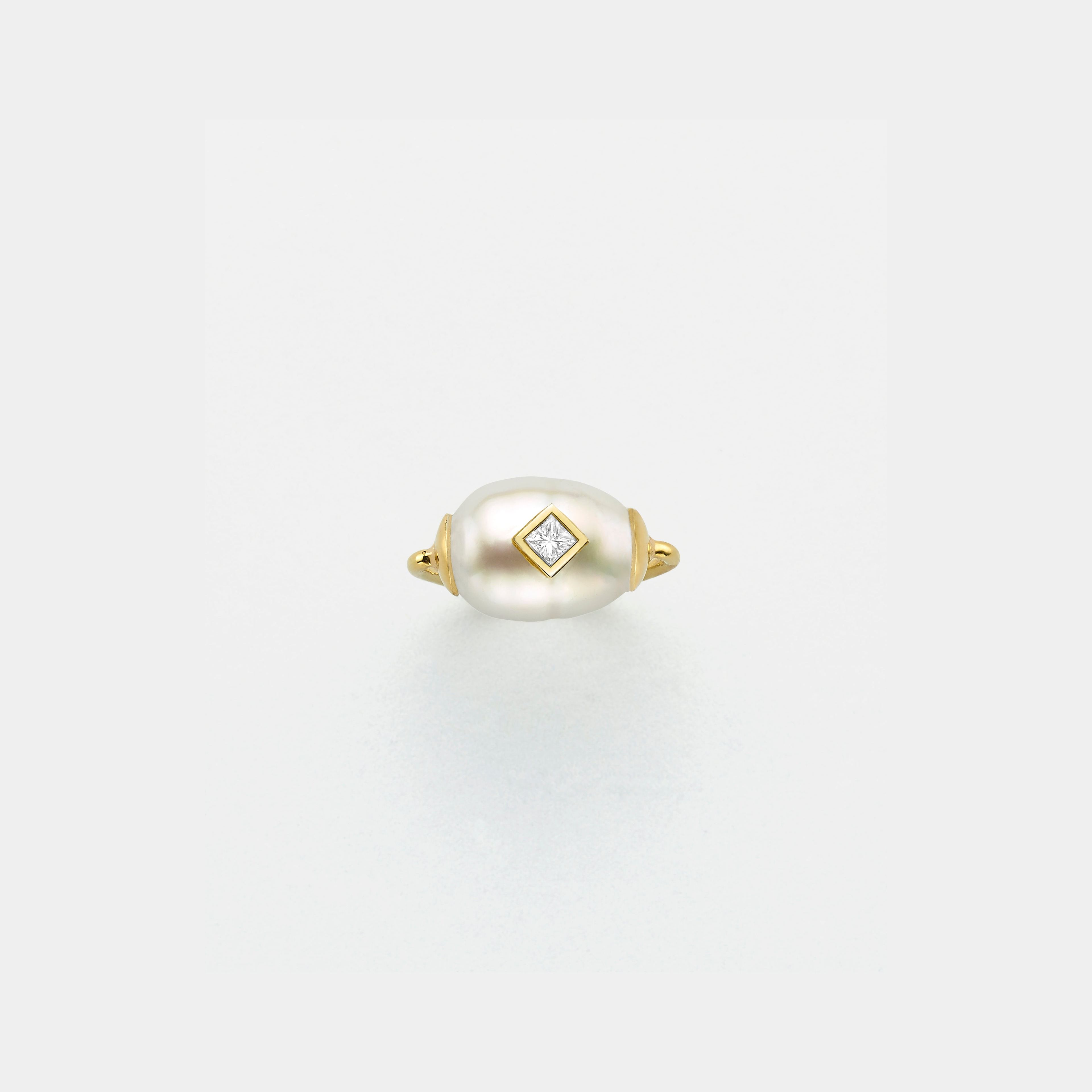 Baroque Princess Inlay Ring