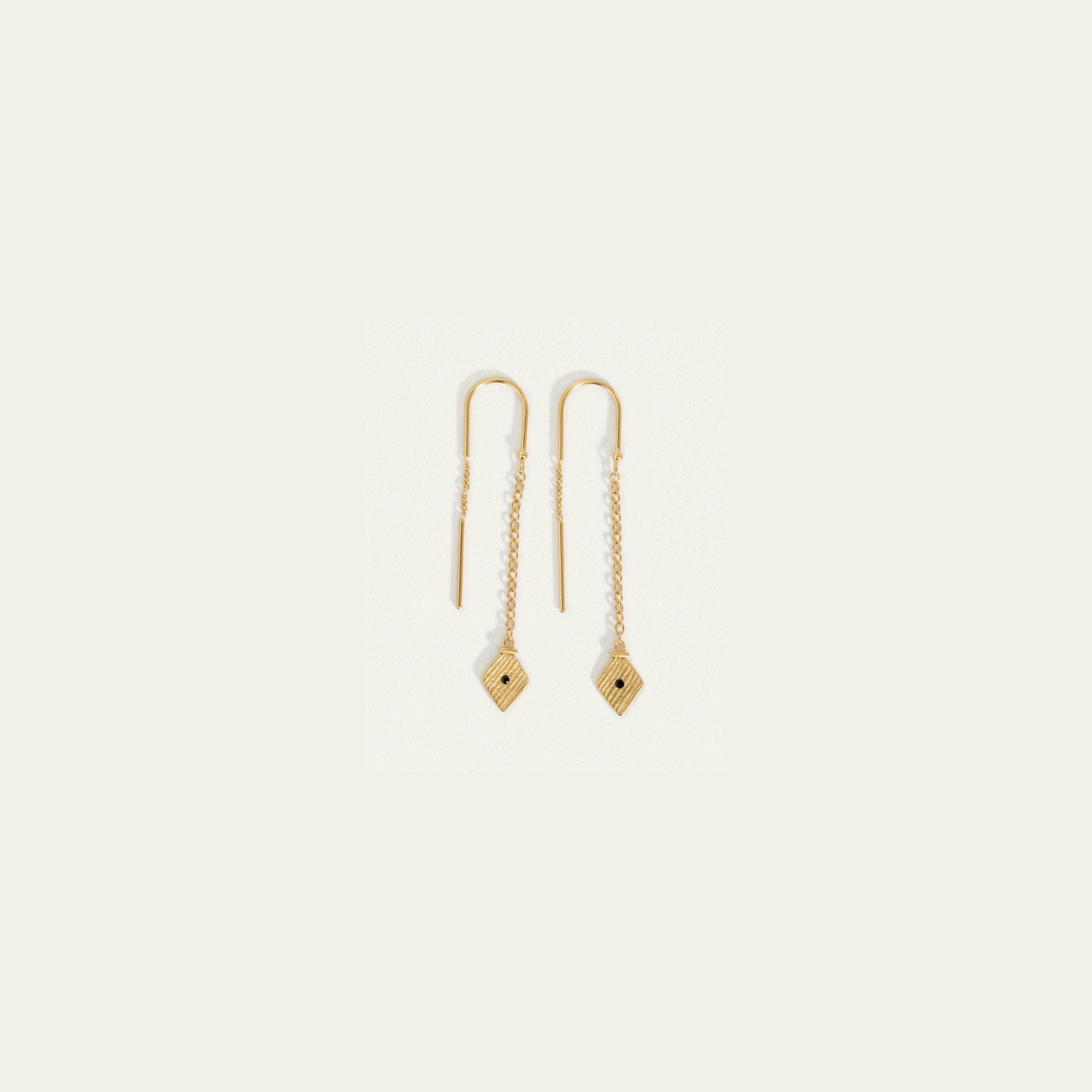 Inka Earrings Gold Vermeil
