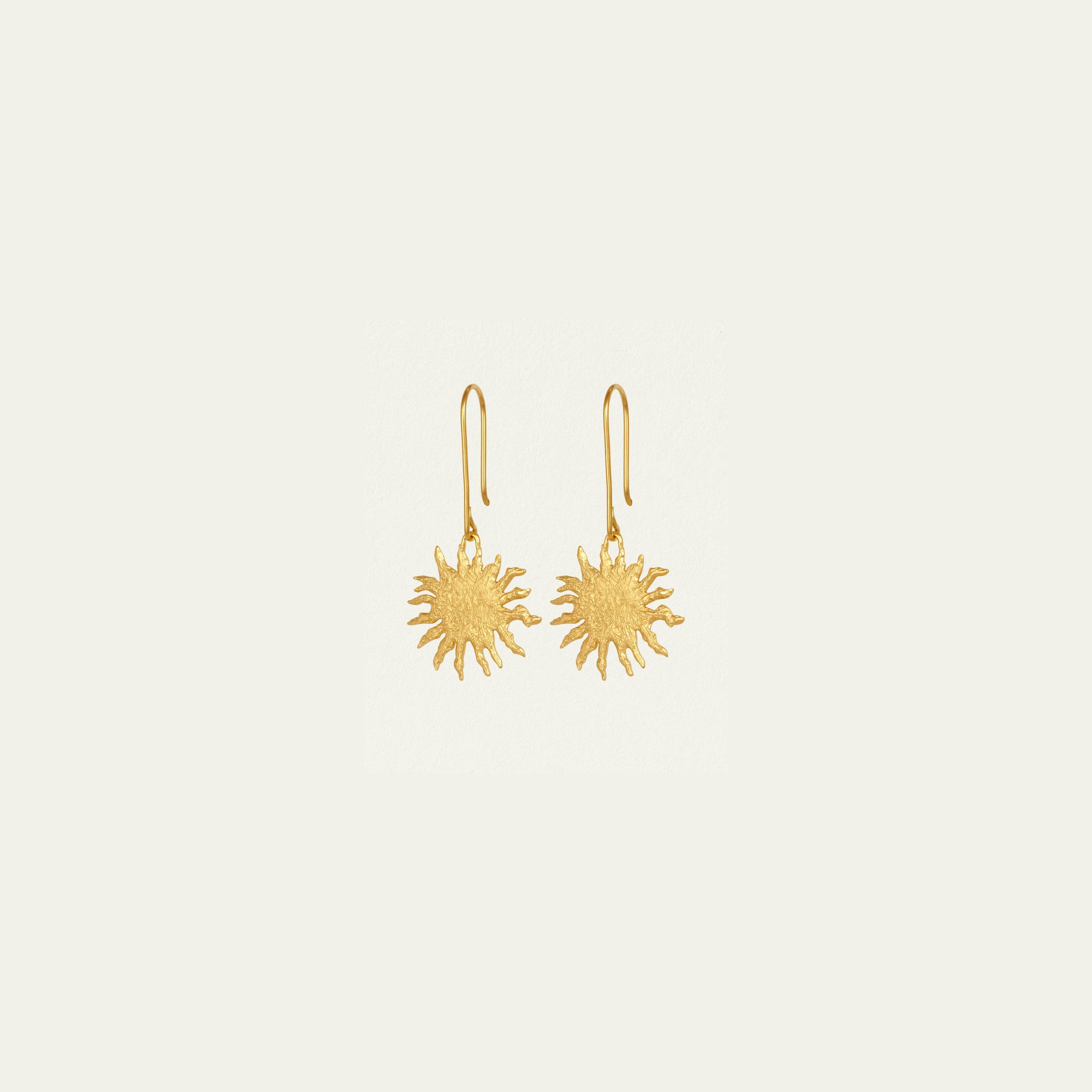 Soleil Earrings Gold Vermeil