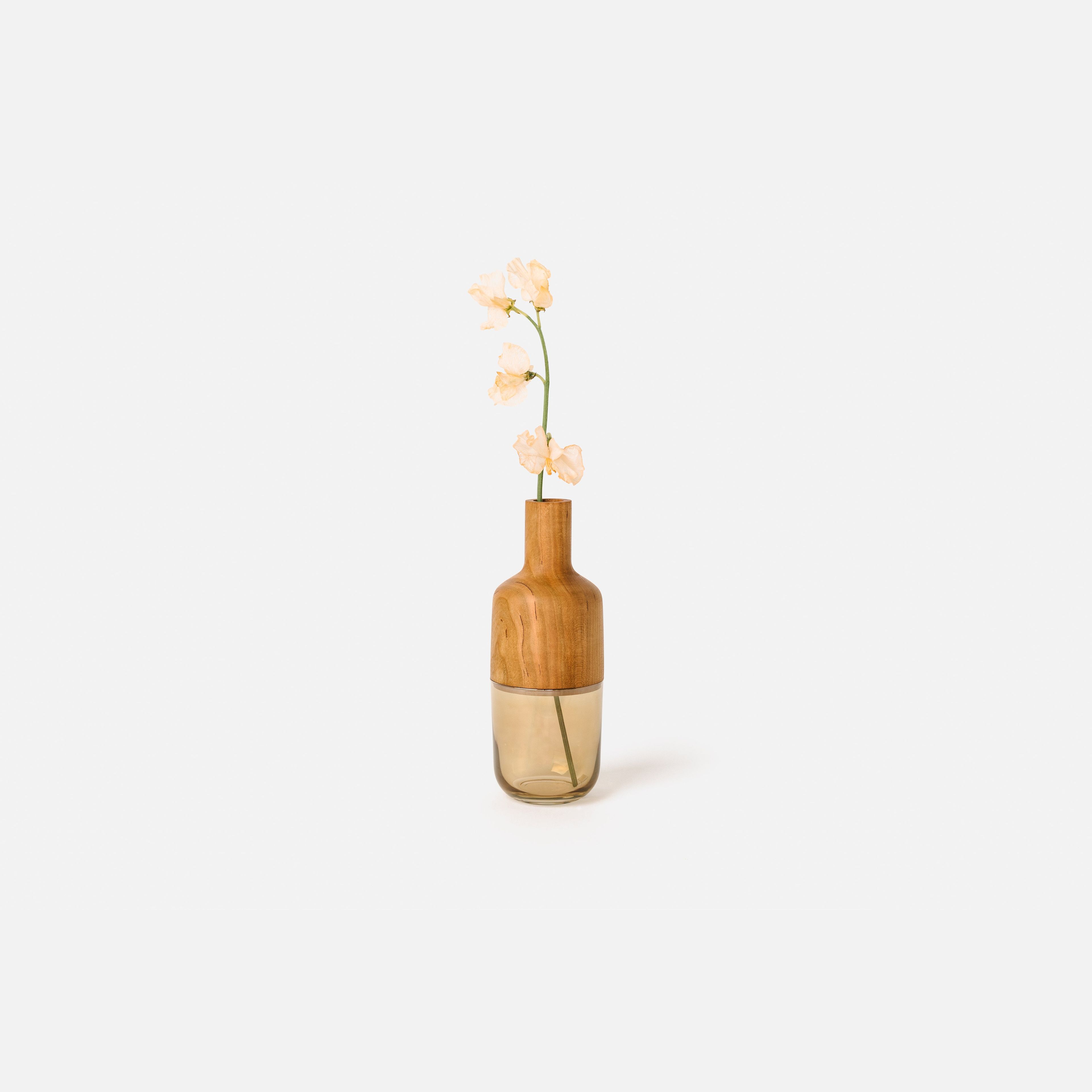 Marais Vase Collection | Solid Hardwood & Glass