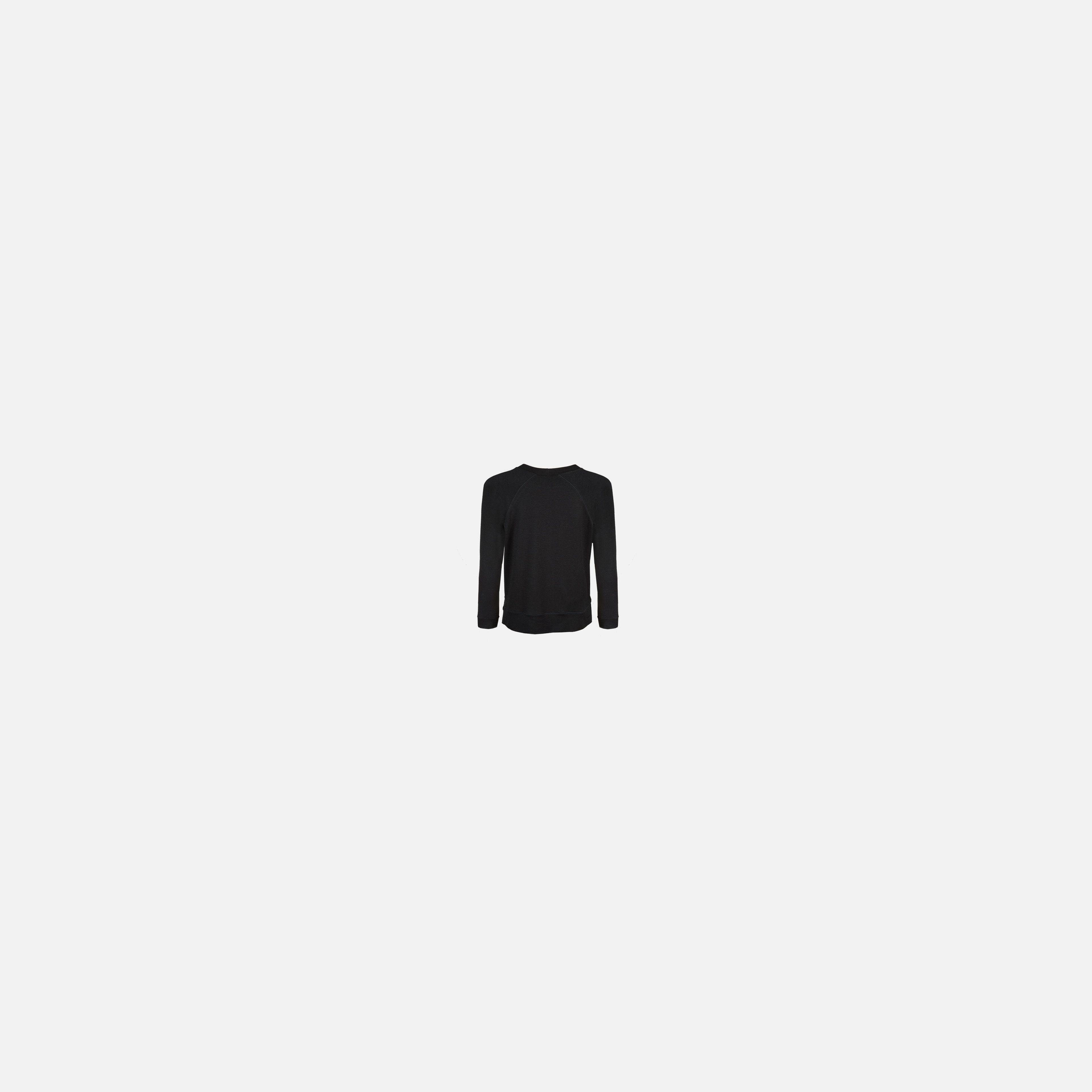 The All-Day Crew Long-Sleeve: Jet Black