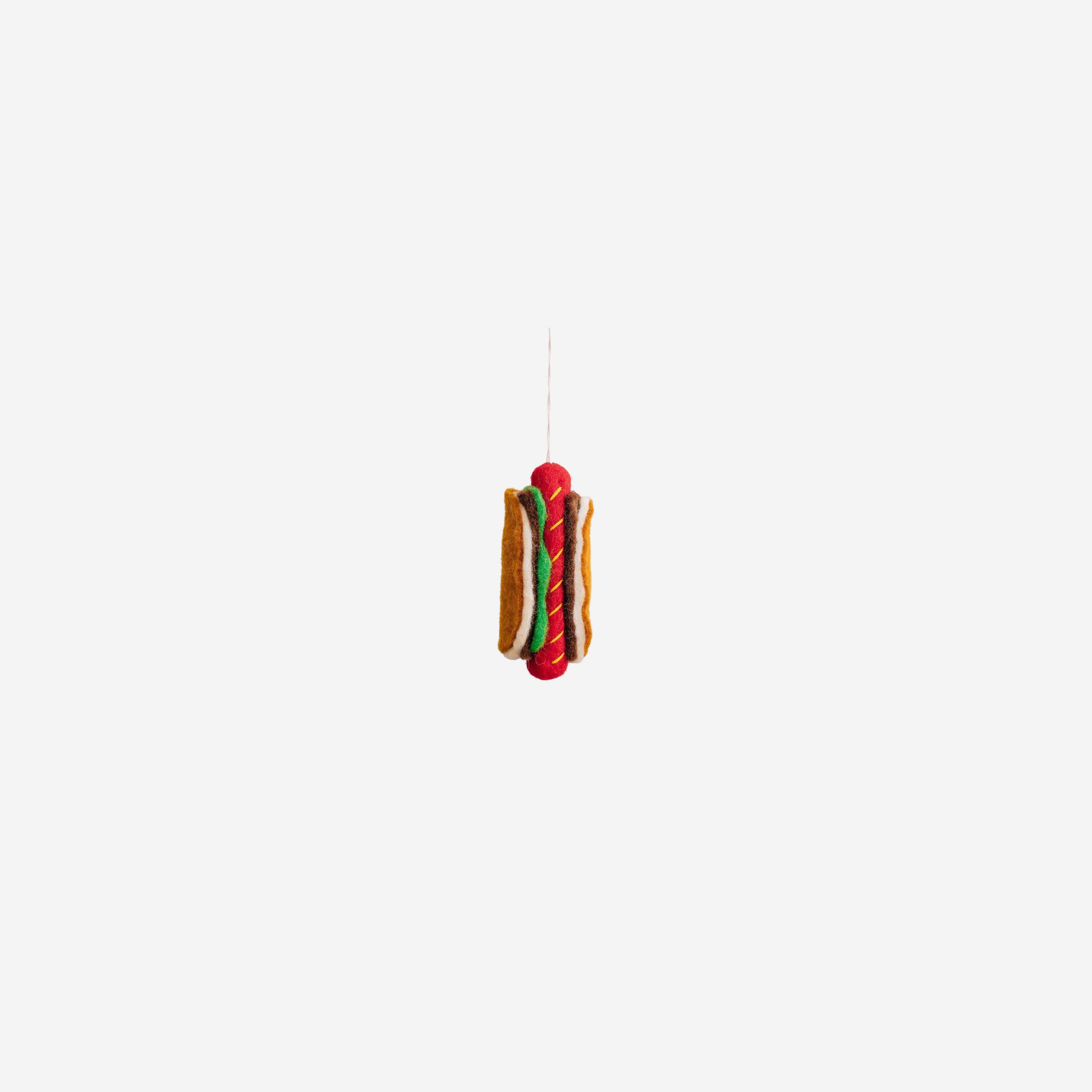 Hot Dog Ornament