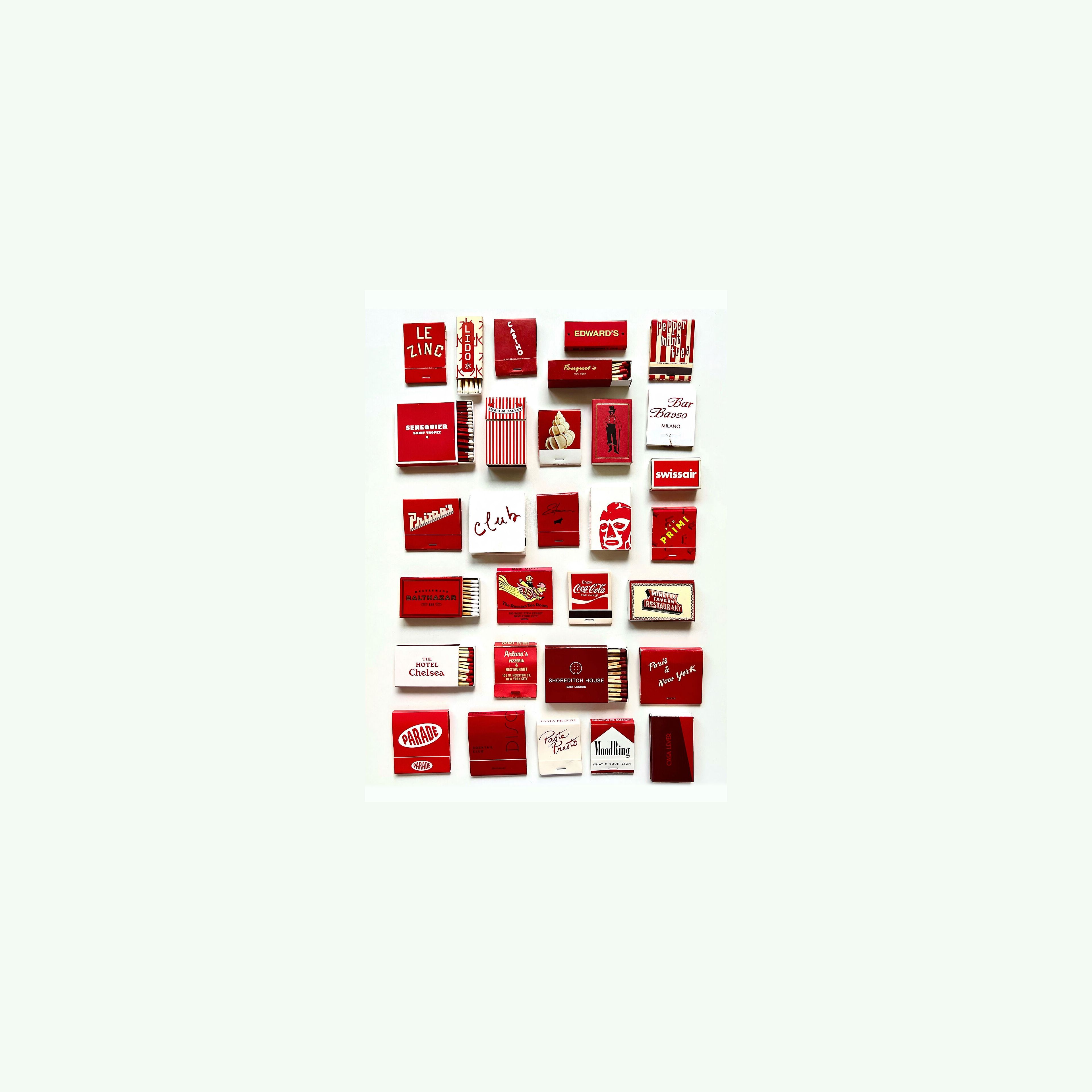 Matchbook Print - Red