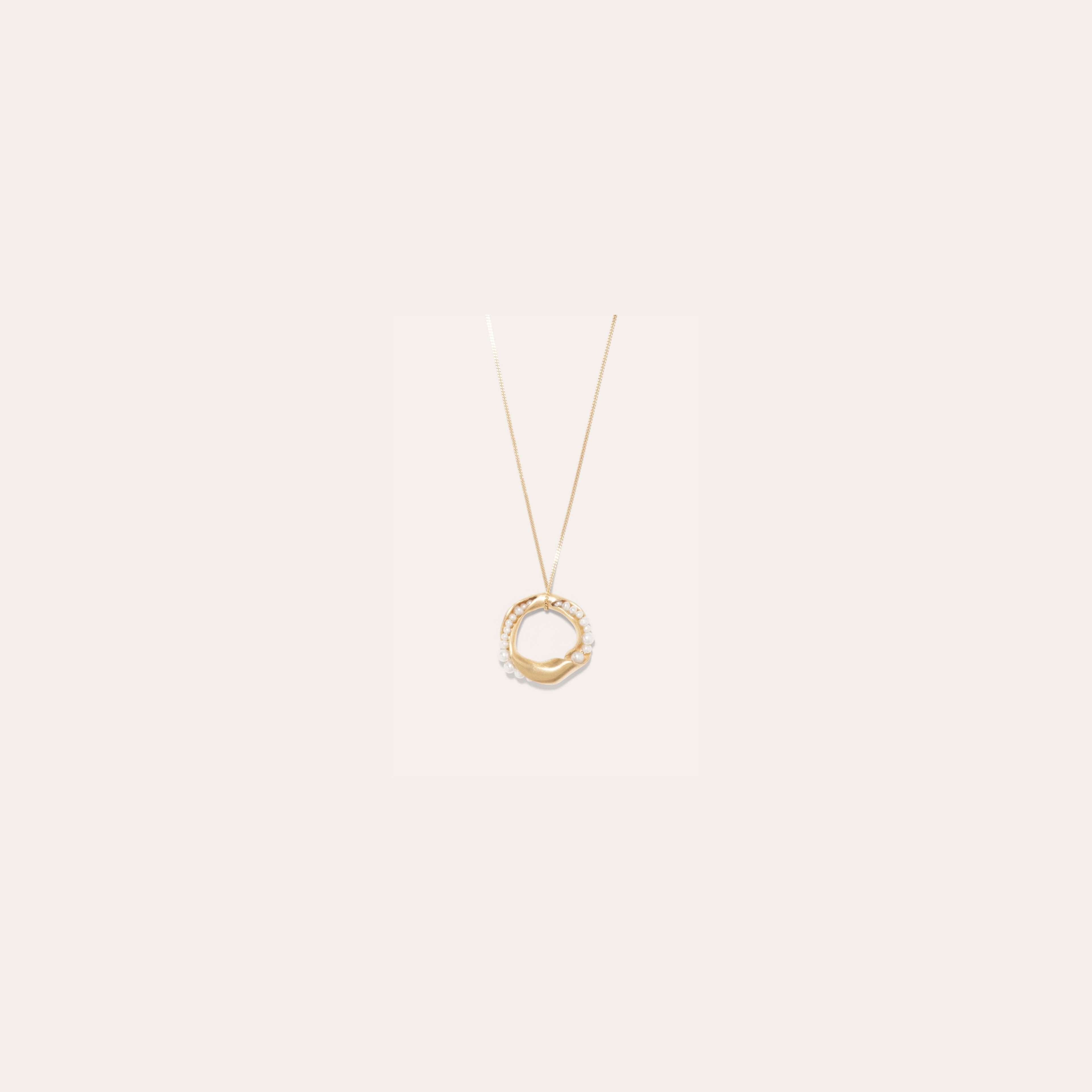 Drippity Drip - Pearl and Gold Plated Pendant