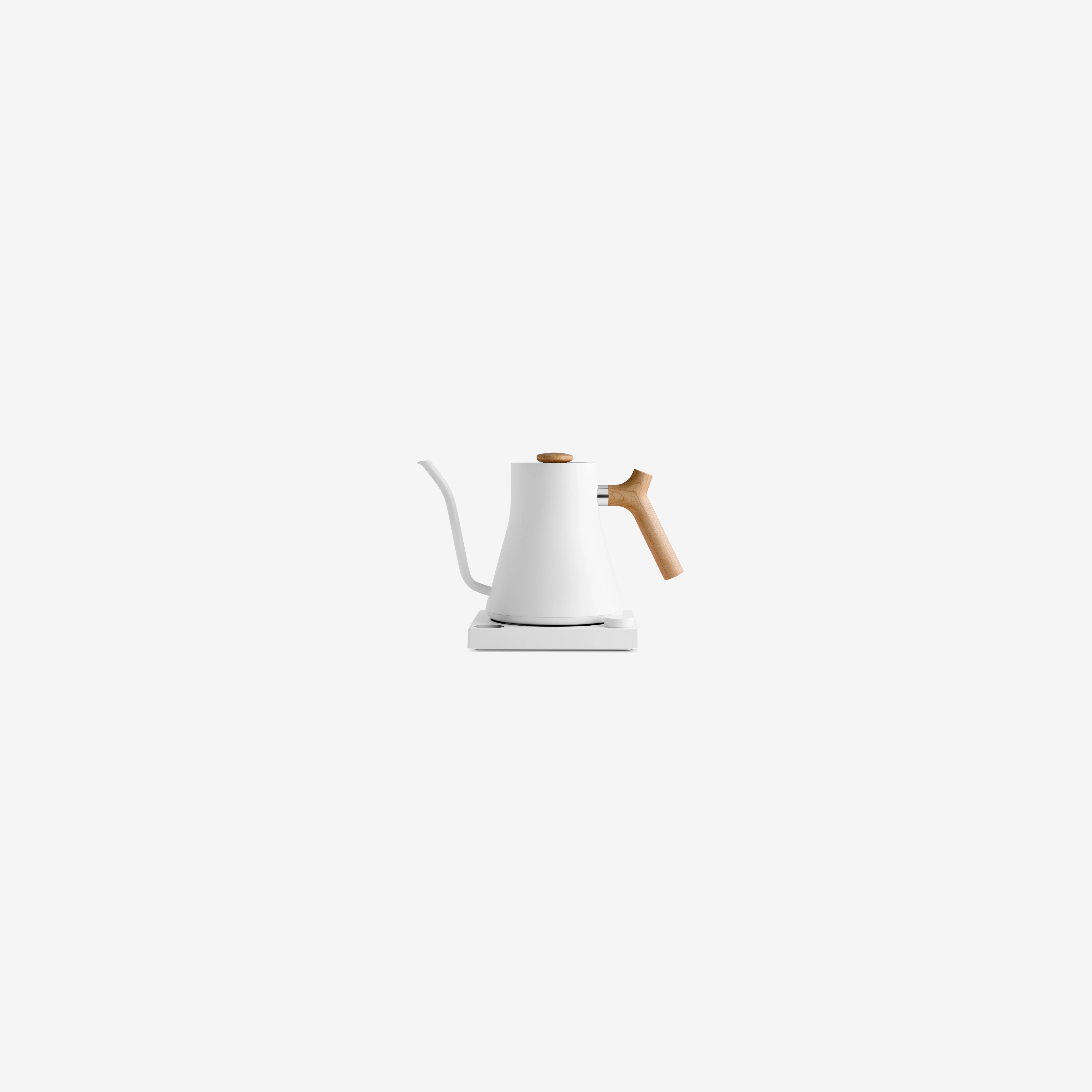 Stagg EKG Electric Pour over Kettle - Matte White + Maple