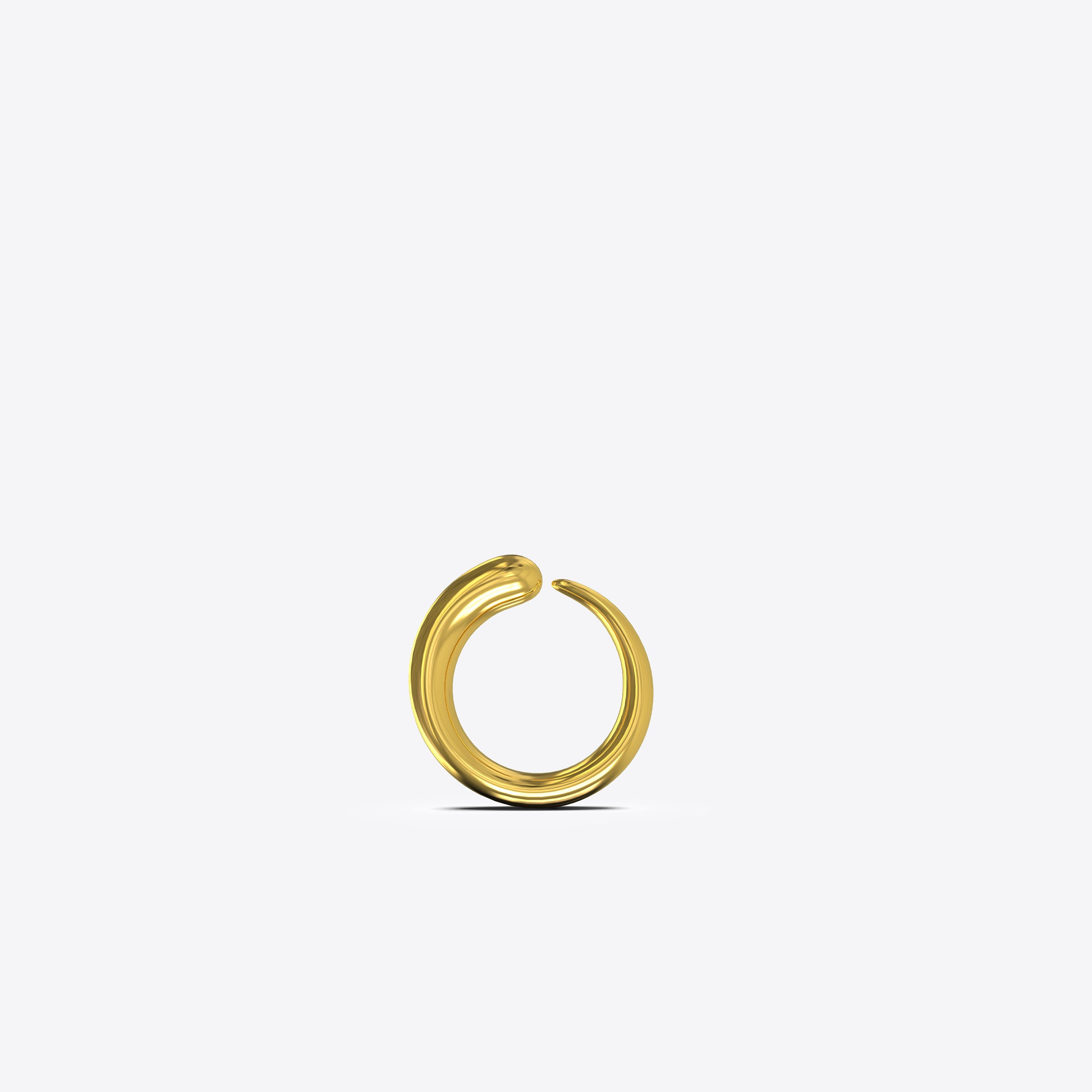 Khartoum Stacking Ring Nude in Polished Gold Vermeil