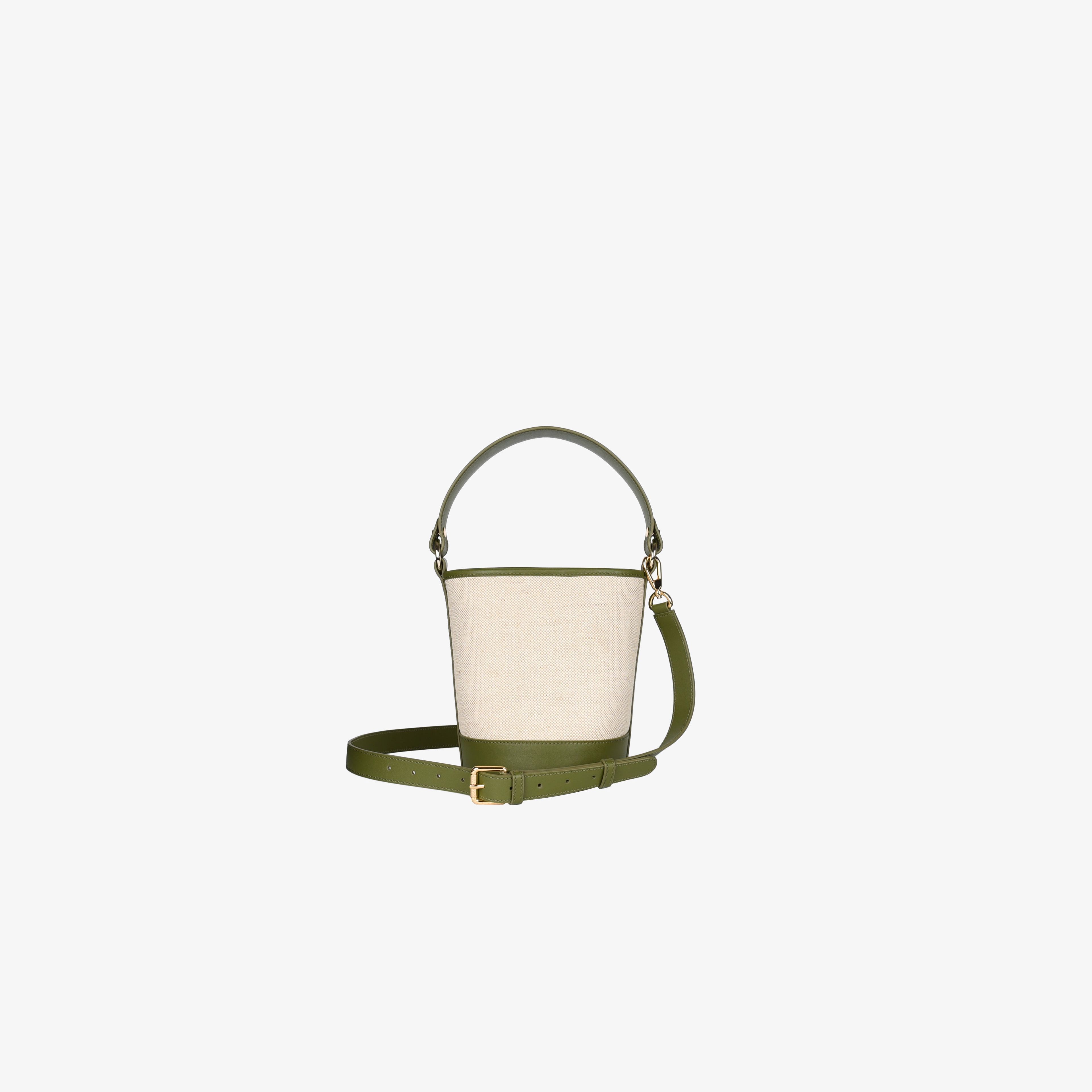 Canvas Mini Bucket Bag