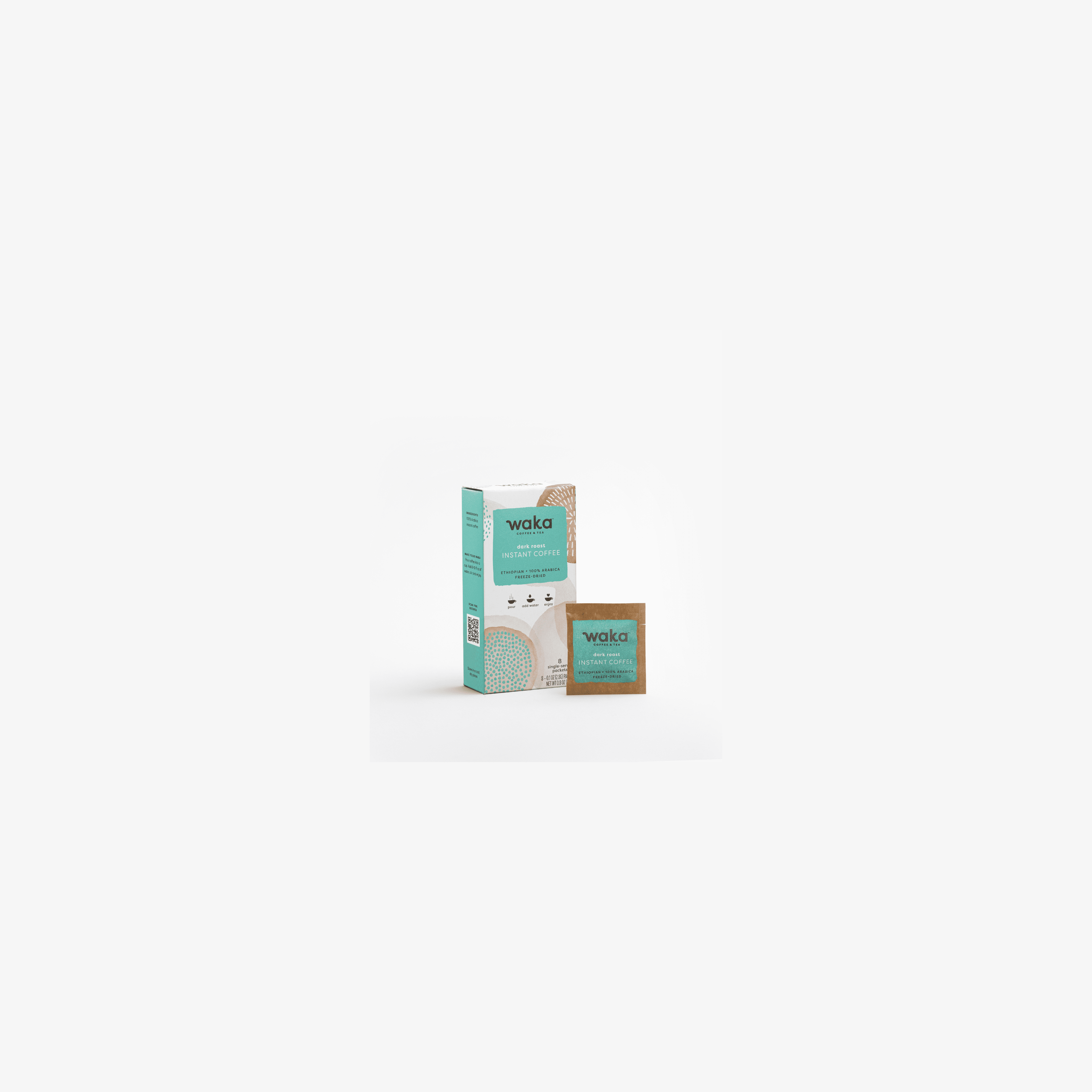 Dark Roast Single-Serve Premium Instant Coffee 8 Ct Box
