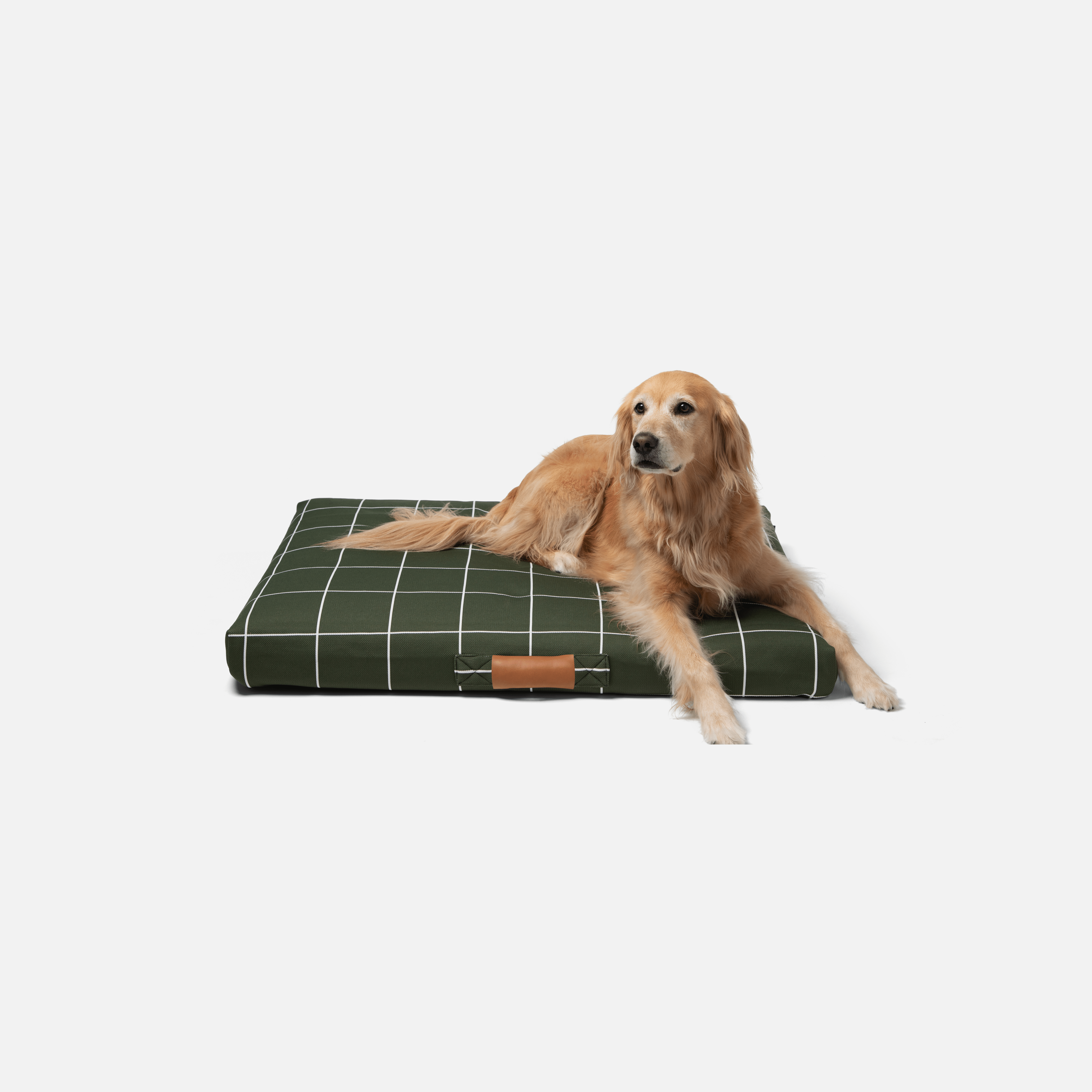 Hunter Green Grid | Dog Bed or Bed Cover