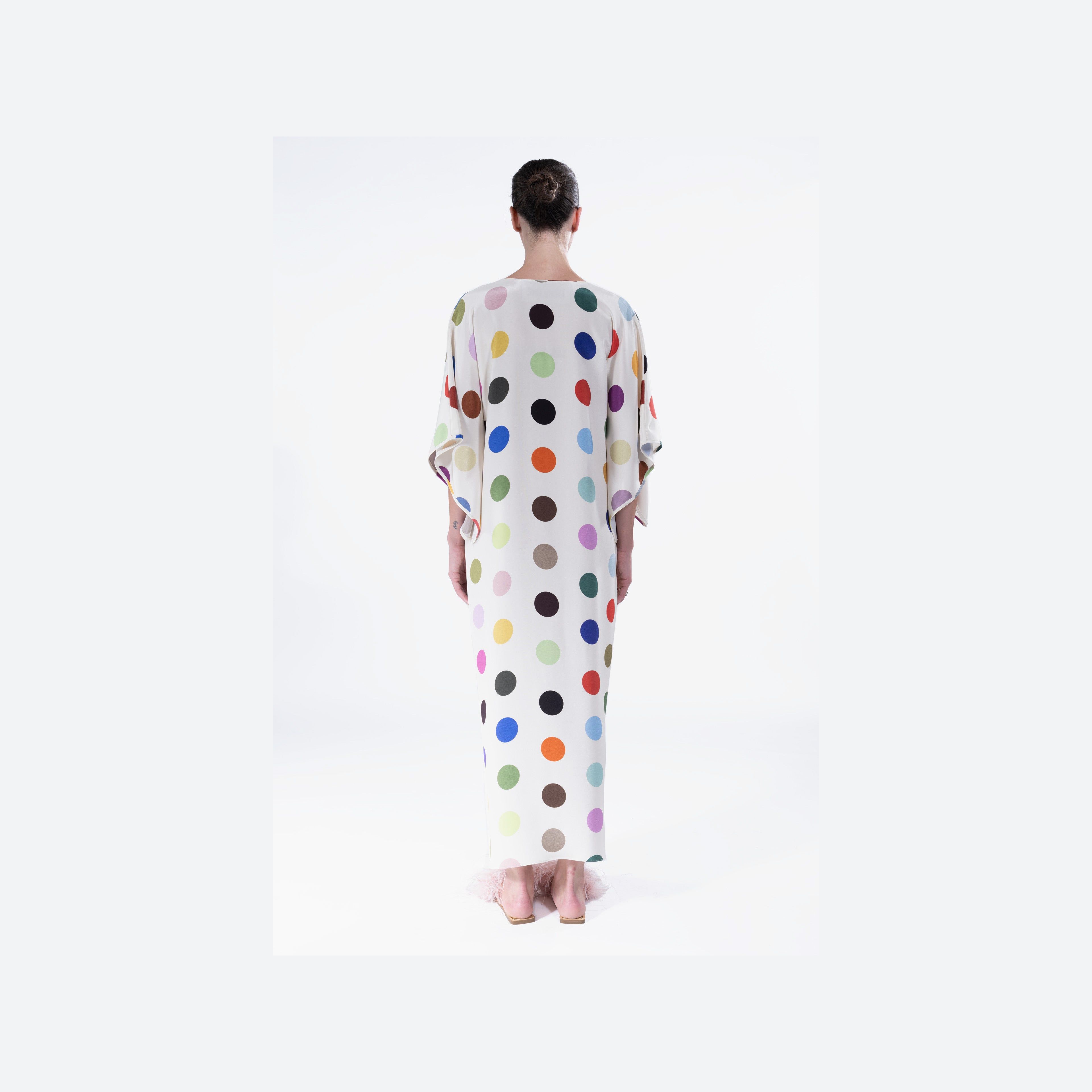 'spots' Kaftan Dress
