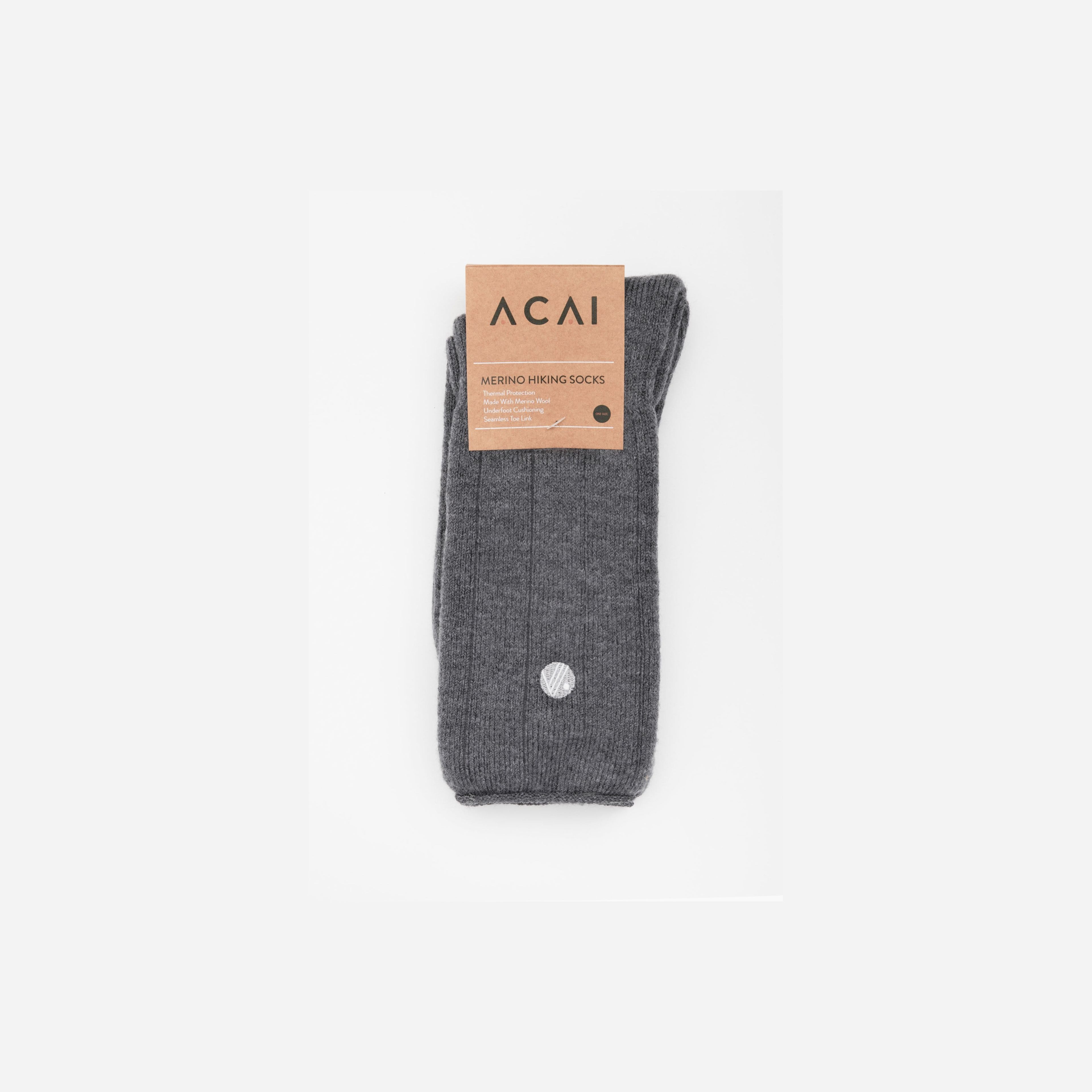 Merino Wool Hiking Socks - Charcoal