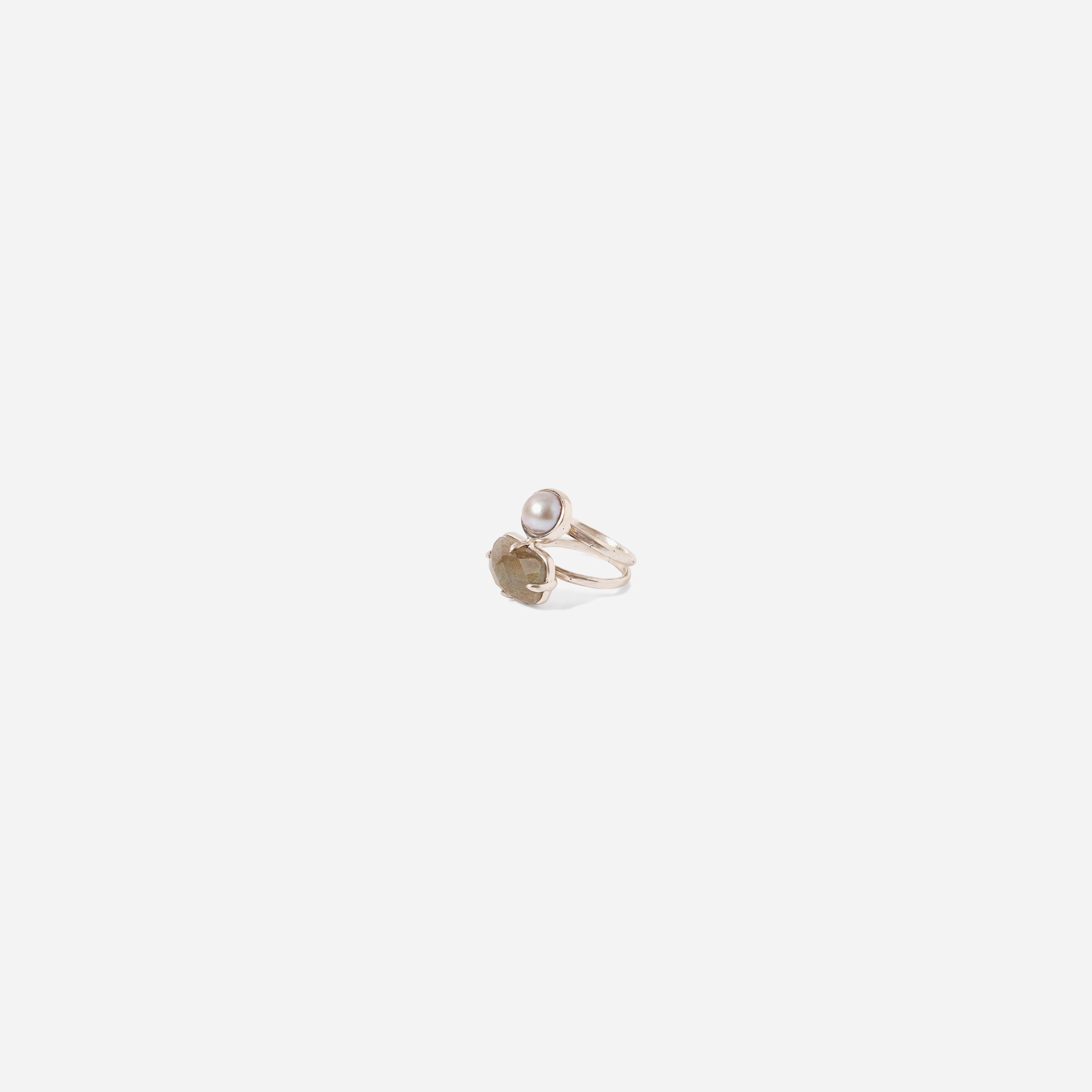 Venus Stacked Ring Labradorite