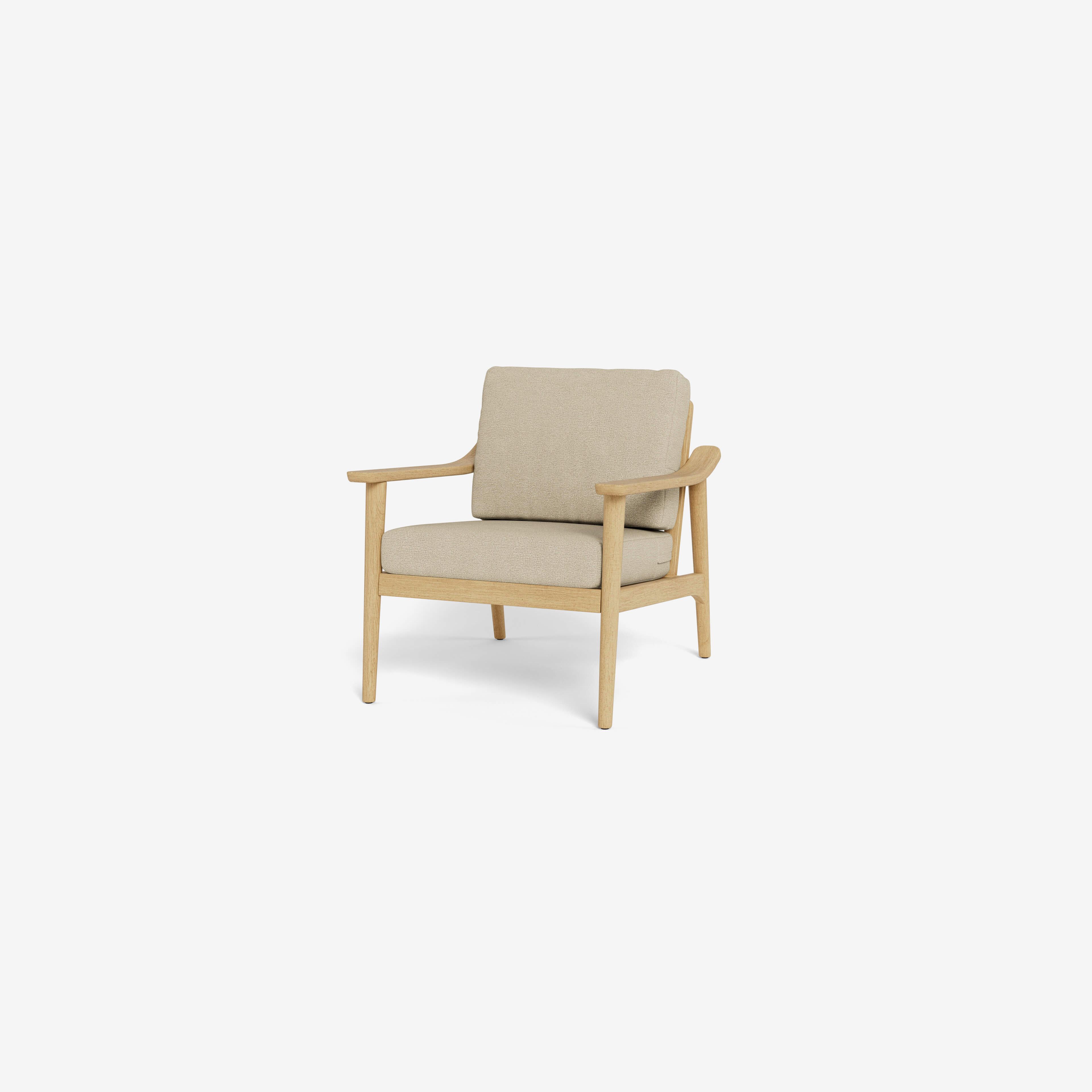 The Scandinavian Lounge Chair - White Oak