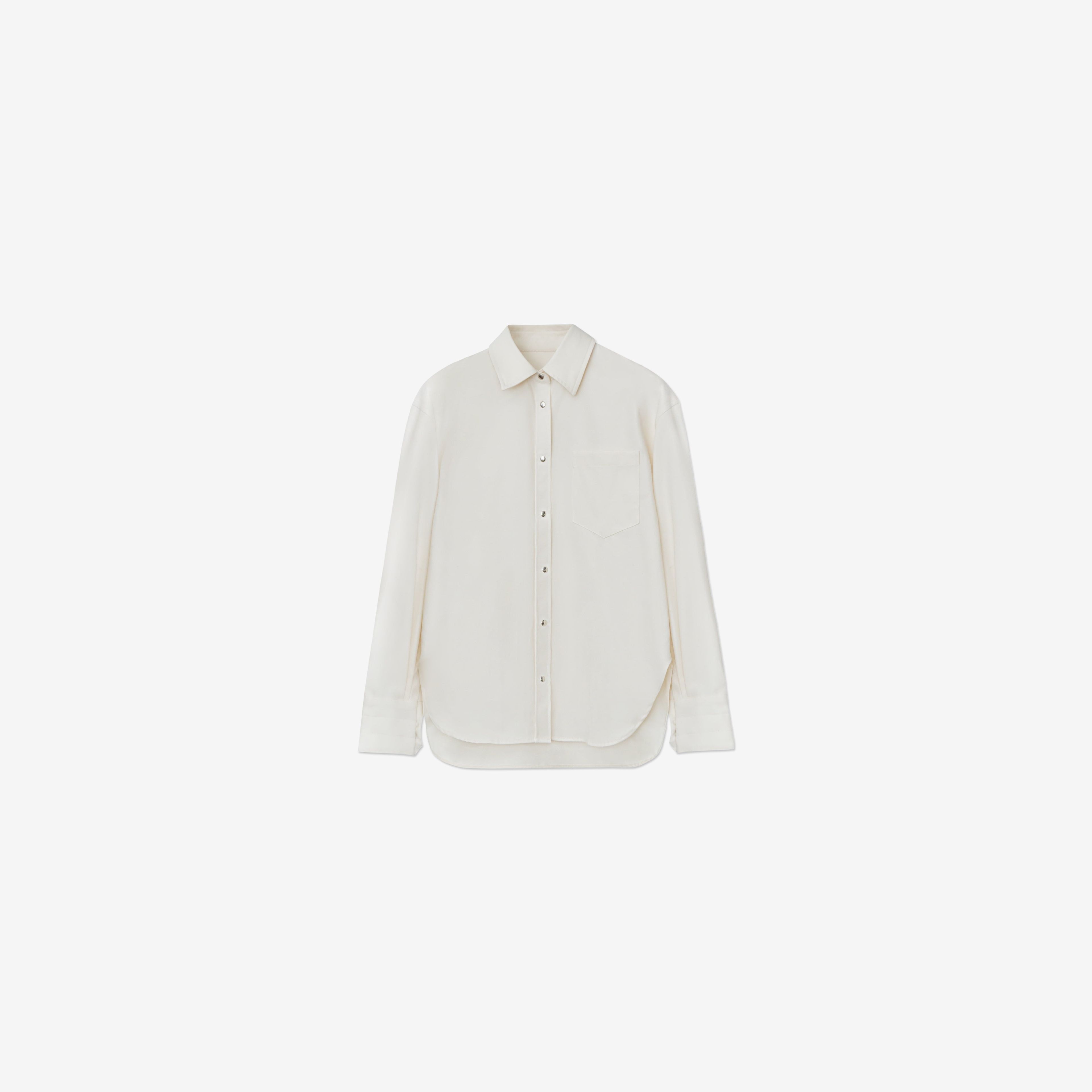 Snap Shirt in Ivory