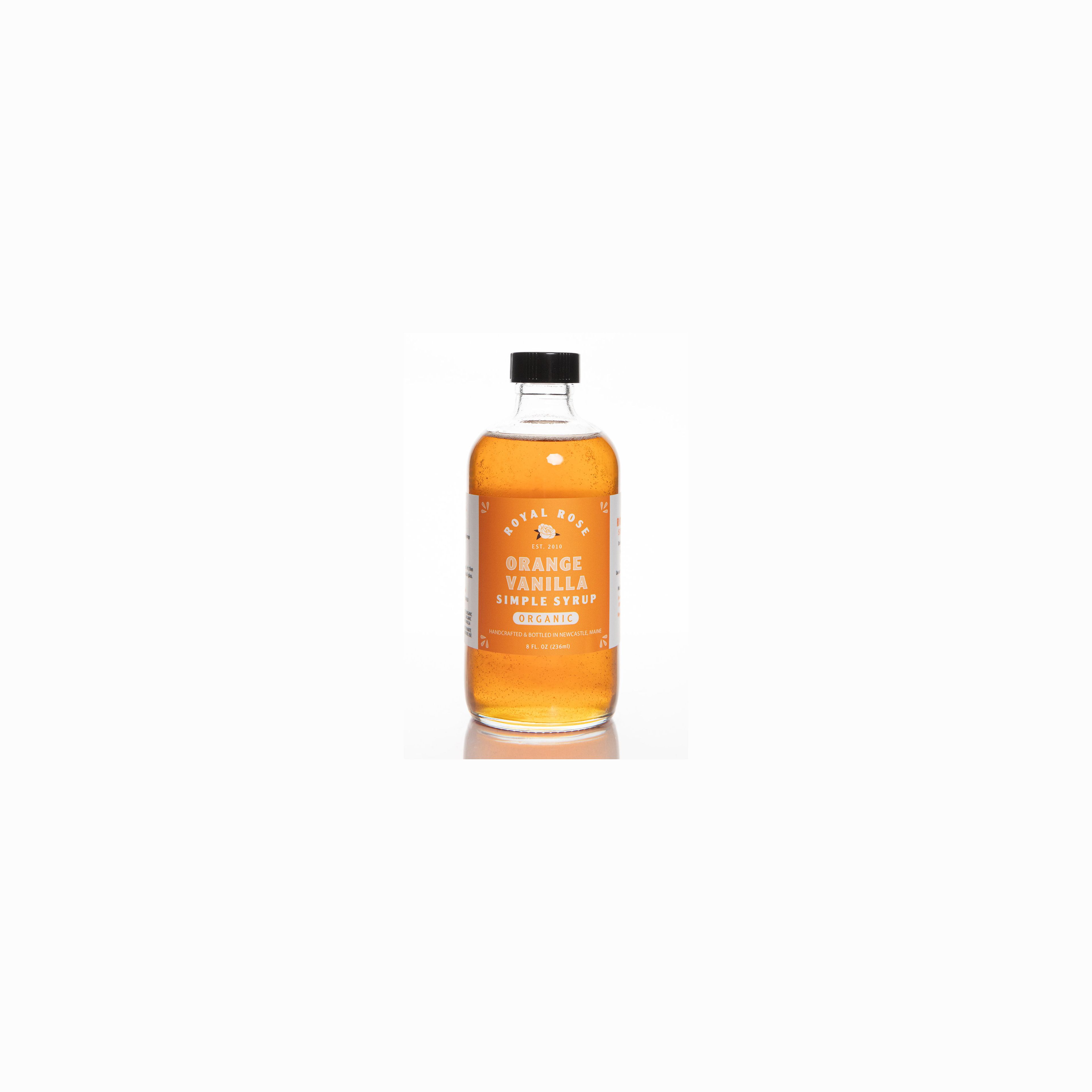Orange Vanilla Organic Simple Syrup