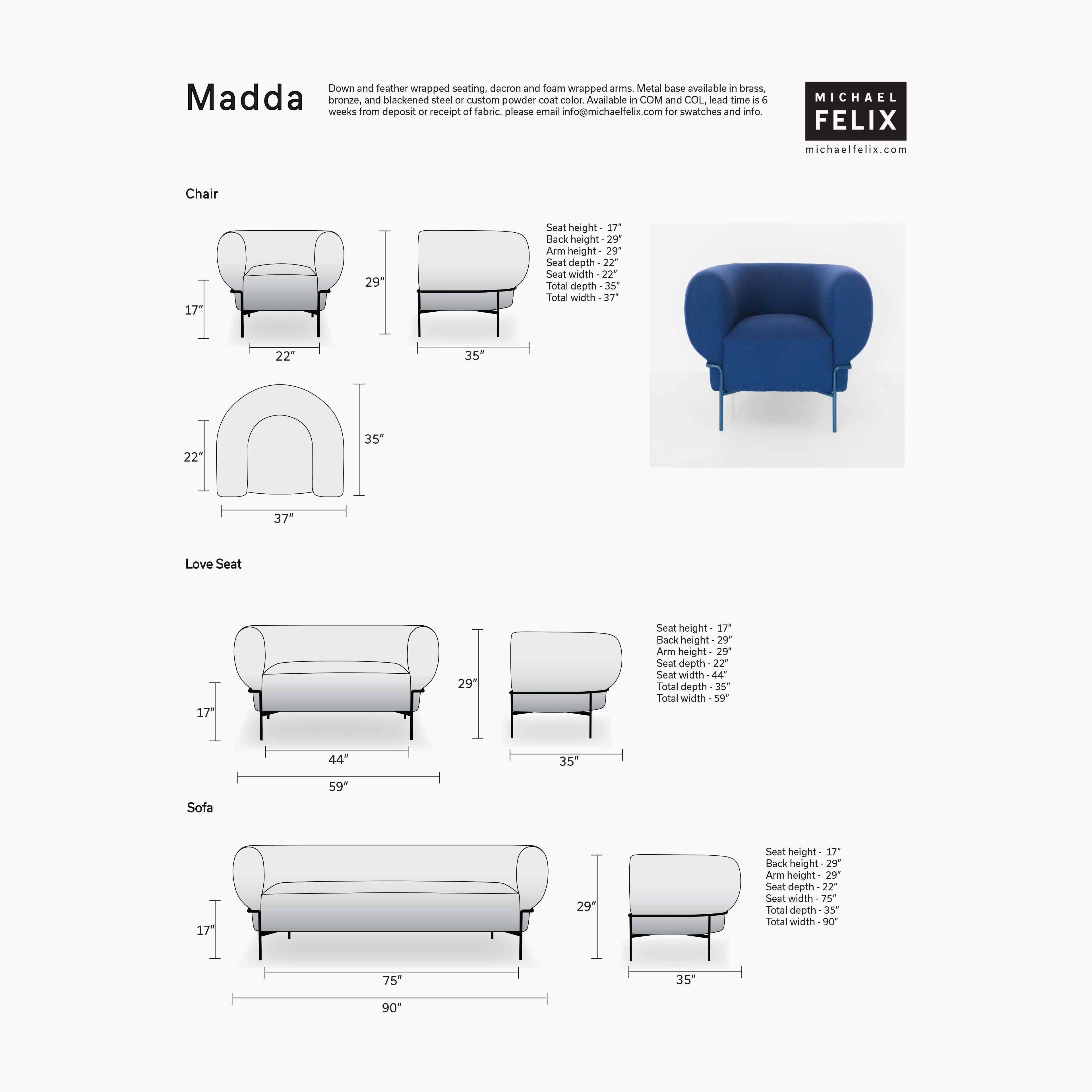 Madda Chair in Boucle