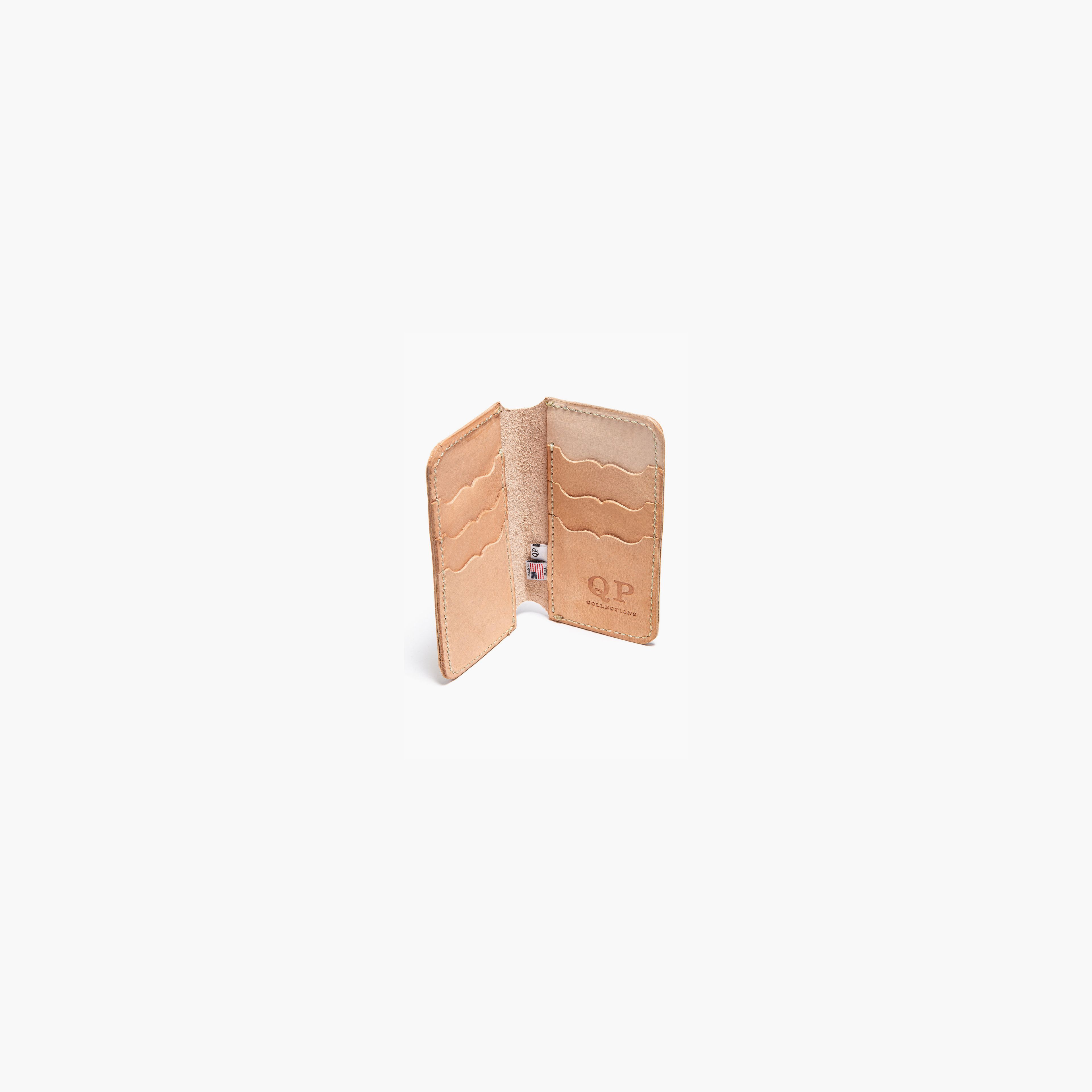 Tall Fold Wallet - Veg Tan